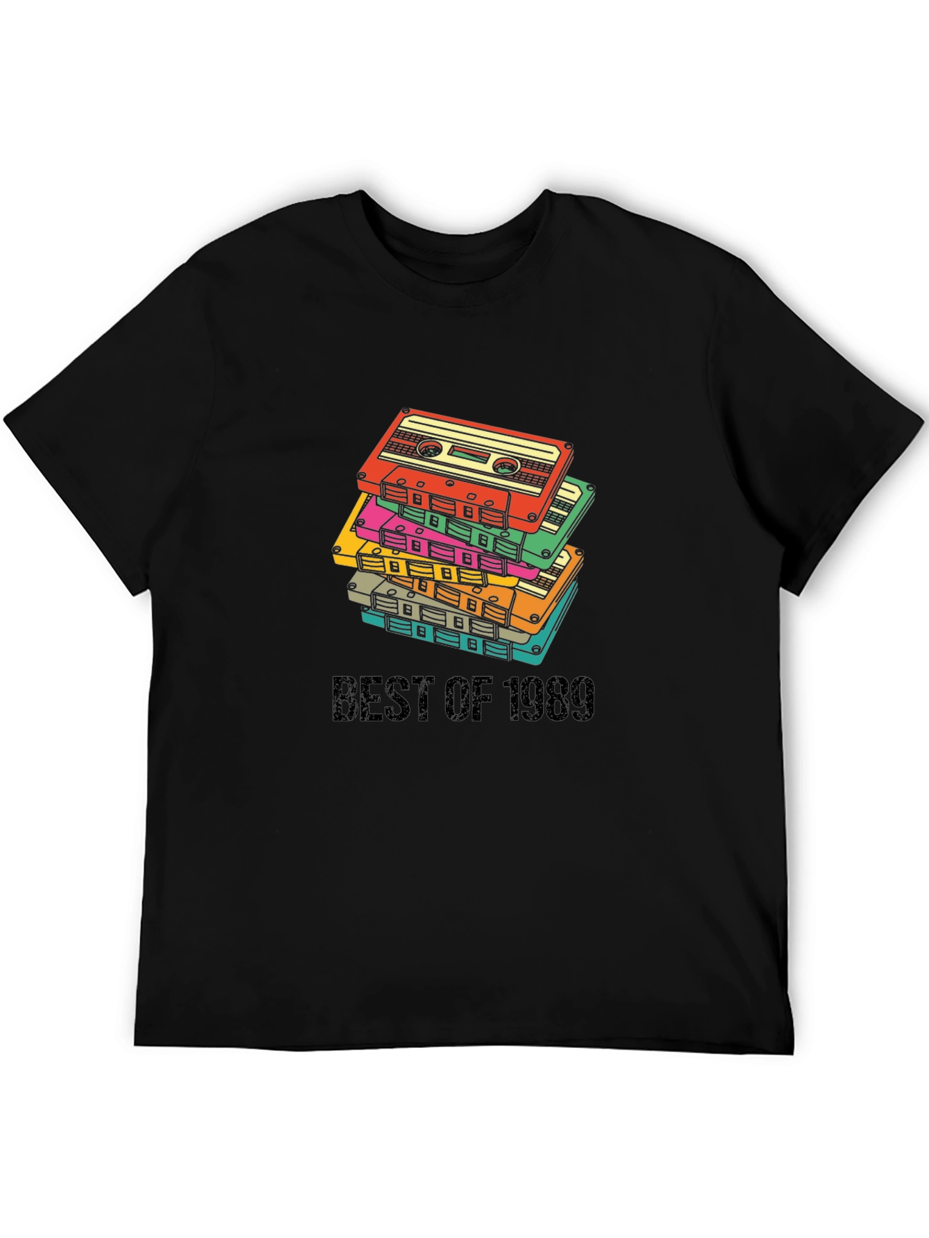 Best of 1989 Retro Cassette Stack T-Shirt