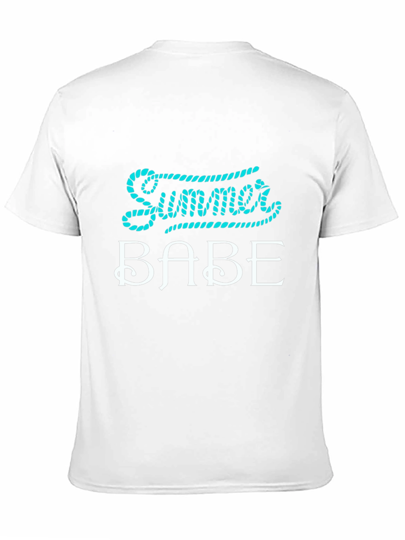 Summer Babe Graphic T-Shirt - Casual Black Tee