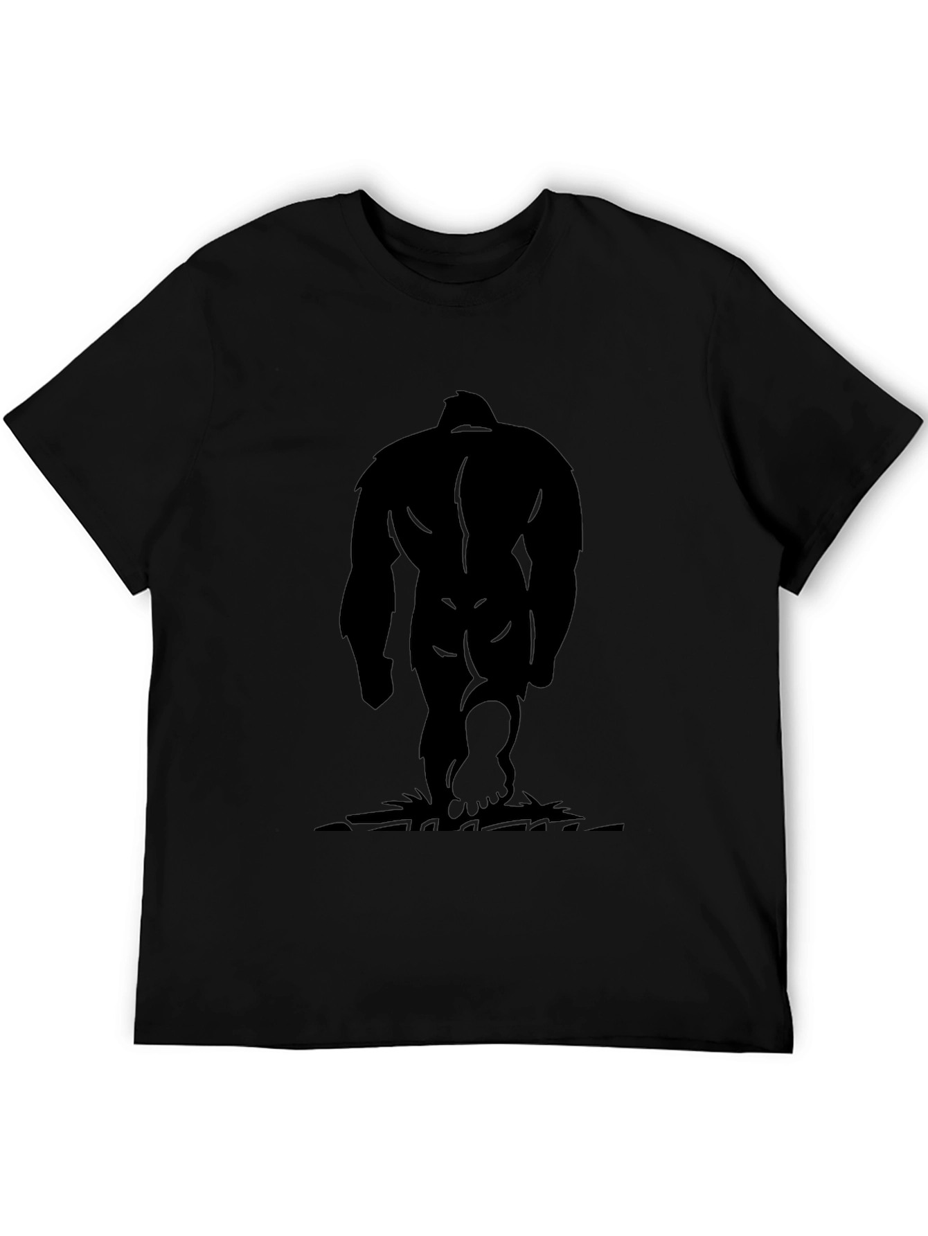Bigfoot Silhouette Black T-Shirt