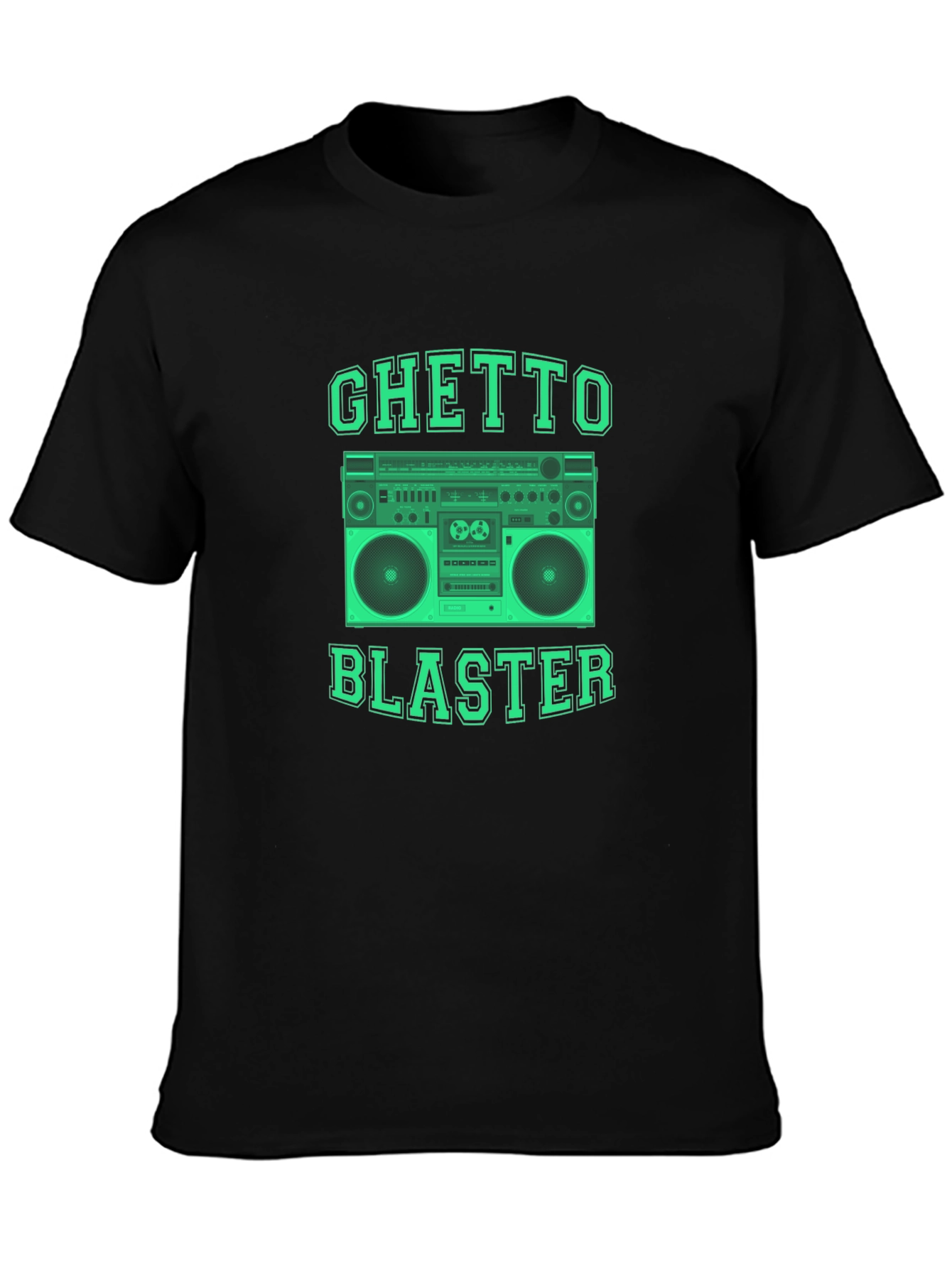 Ghetto Blaster Boombox Graphic T-Shirt