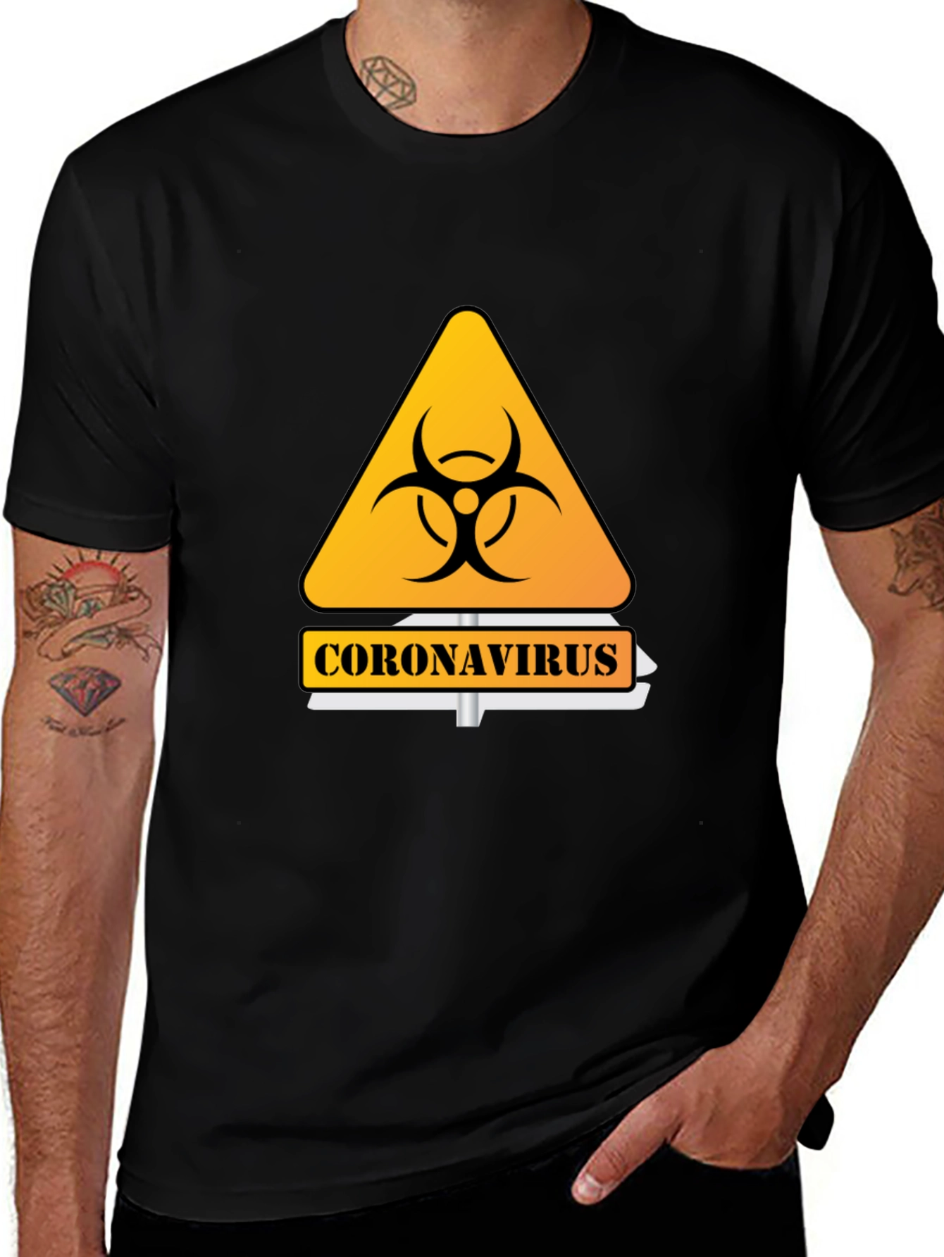 Coronavirus Biohazard Symbol T-Shirt