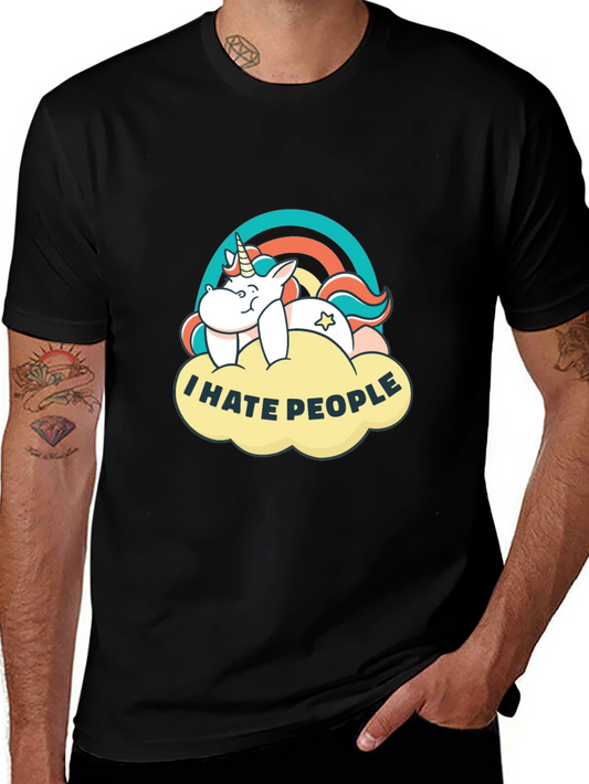 I Hate People Unicorn T-Shirt