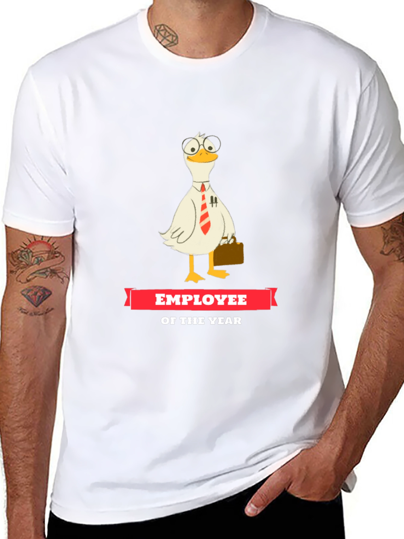 Employee of the Year Duck Graphic Tee