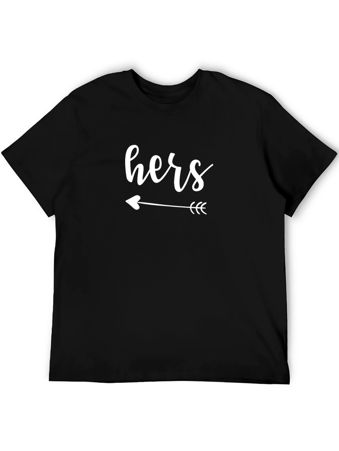 Matching Couples Hers Arrow Graphic T-Shirt