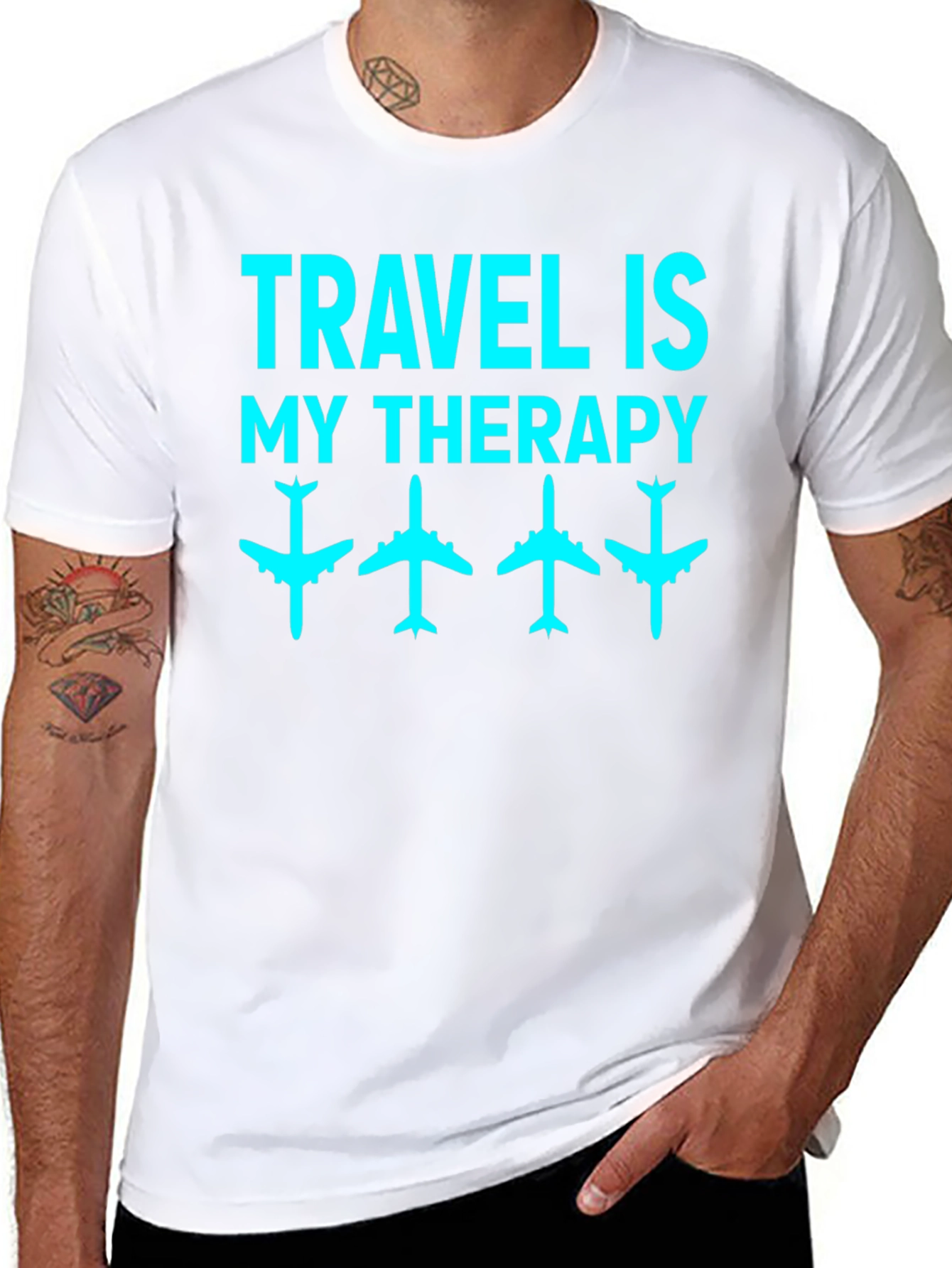 Travel Is My Therapy Tee
