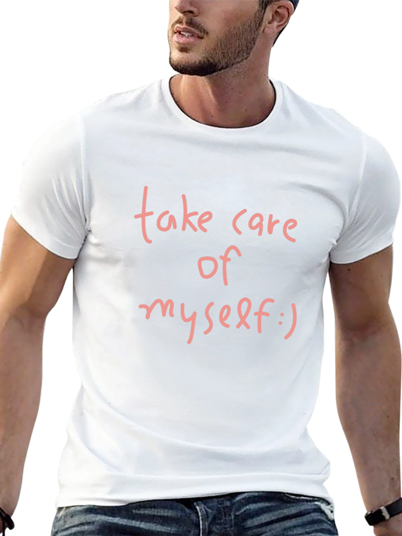Take Care Of Myself Tee - Black