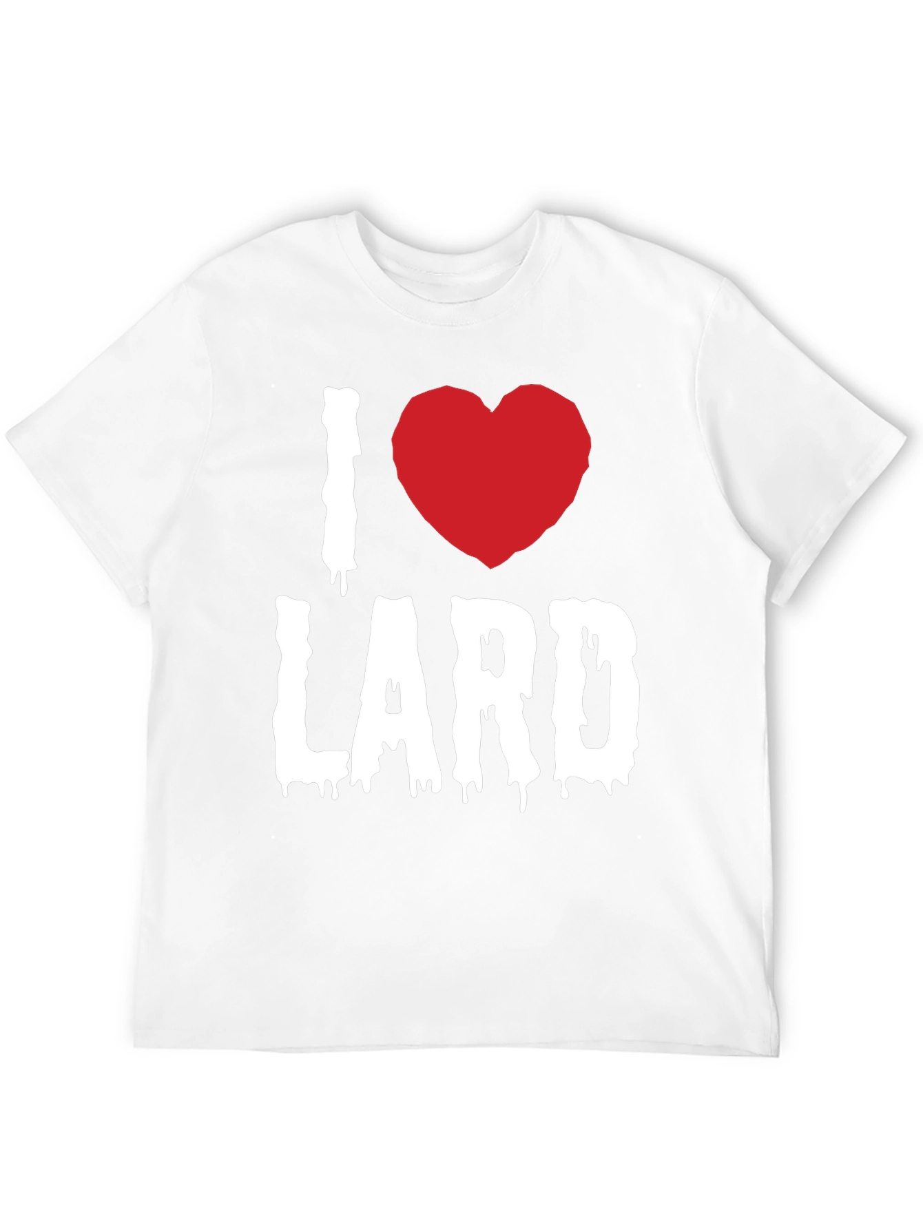 I Love Lard Graphic Tee - Black