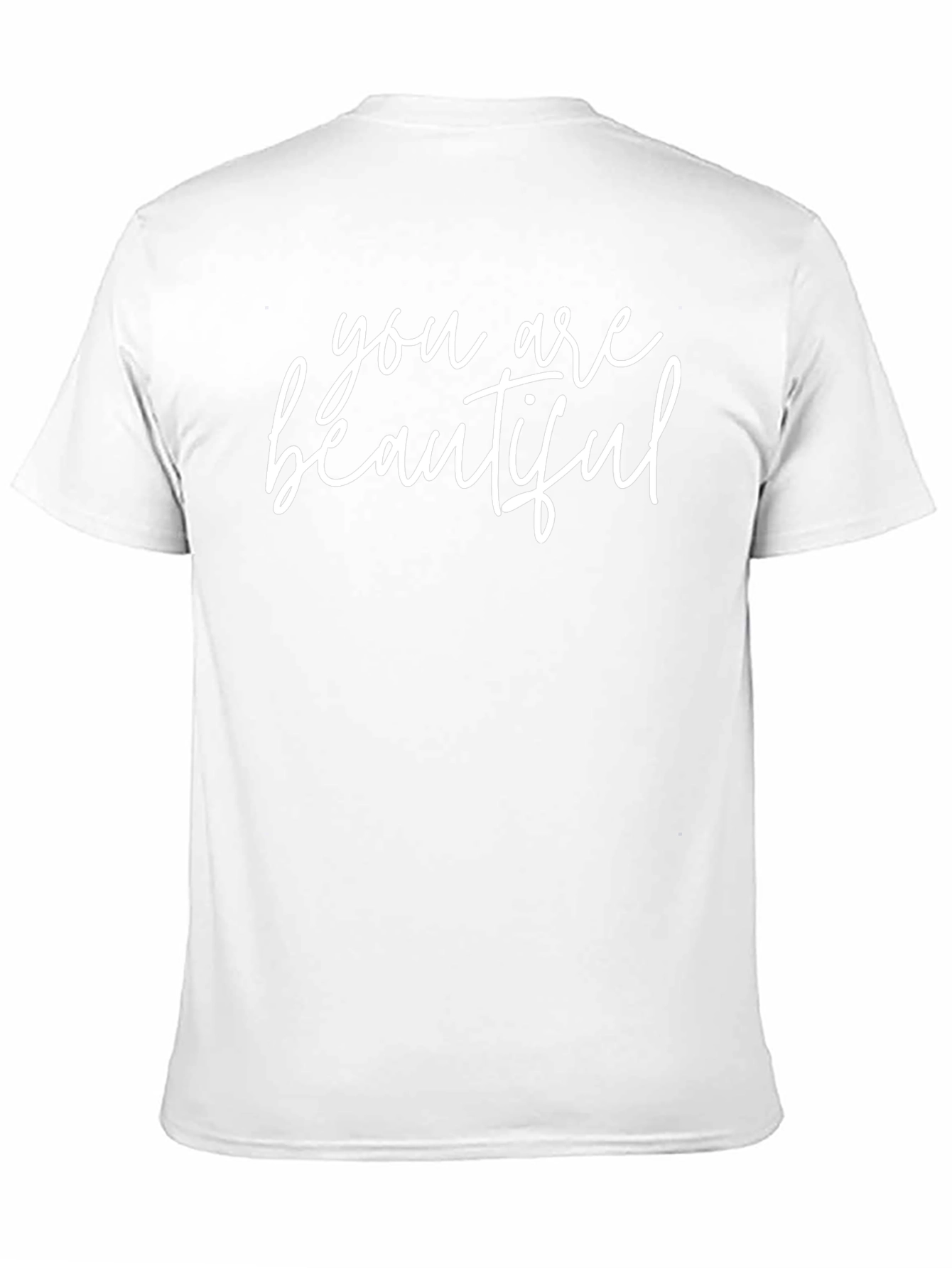 You Are Beautiful Graphic Tee - Black