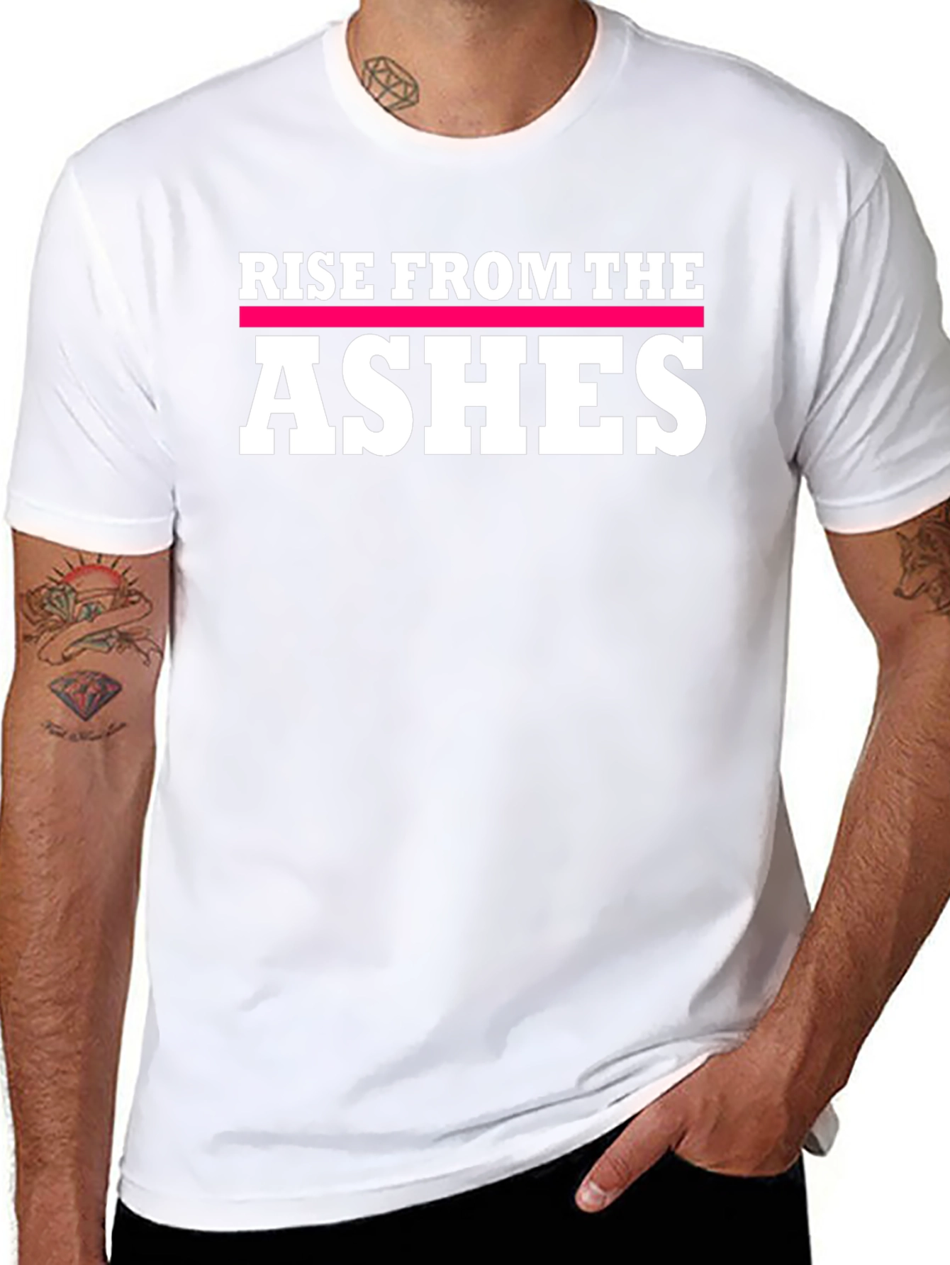 Rise From The Ashes Graphic Tee - Black