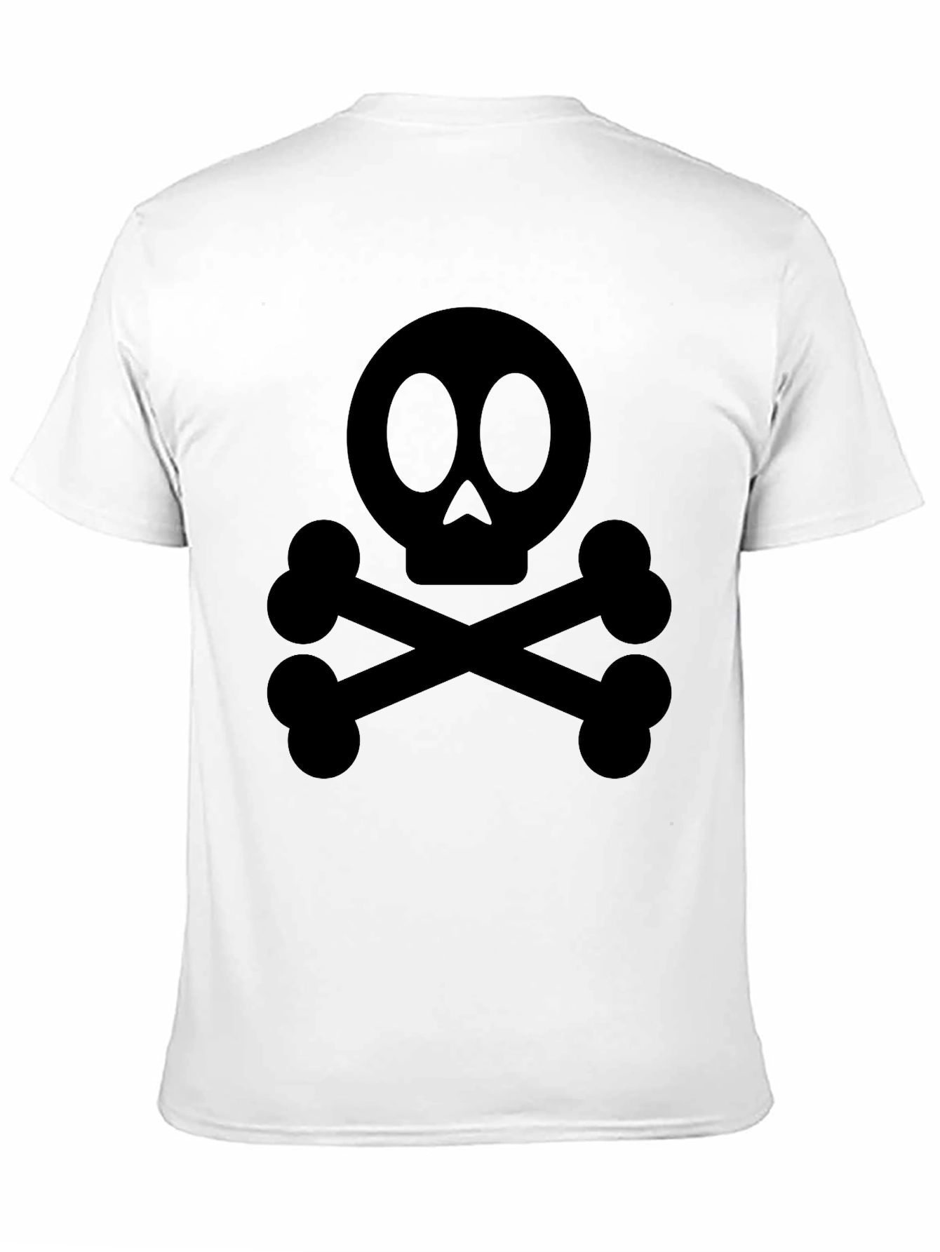 Skull & Crossbones Graphic Tee - Classic Black T-Shirt