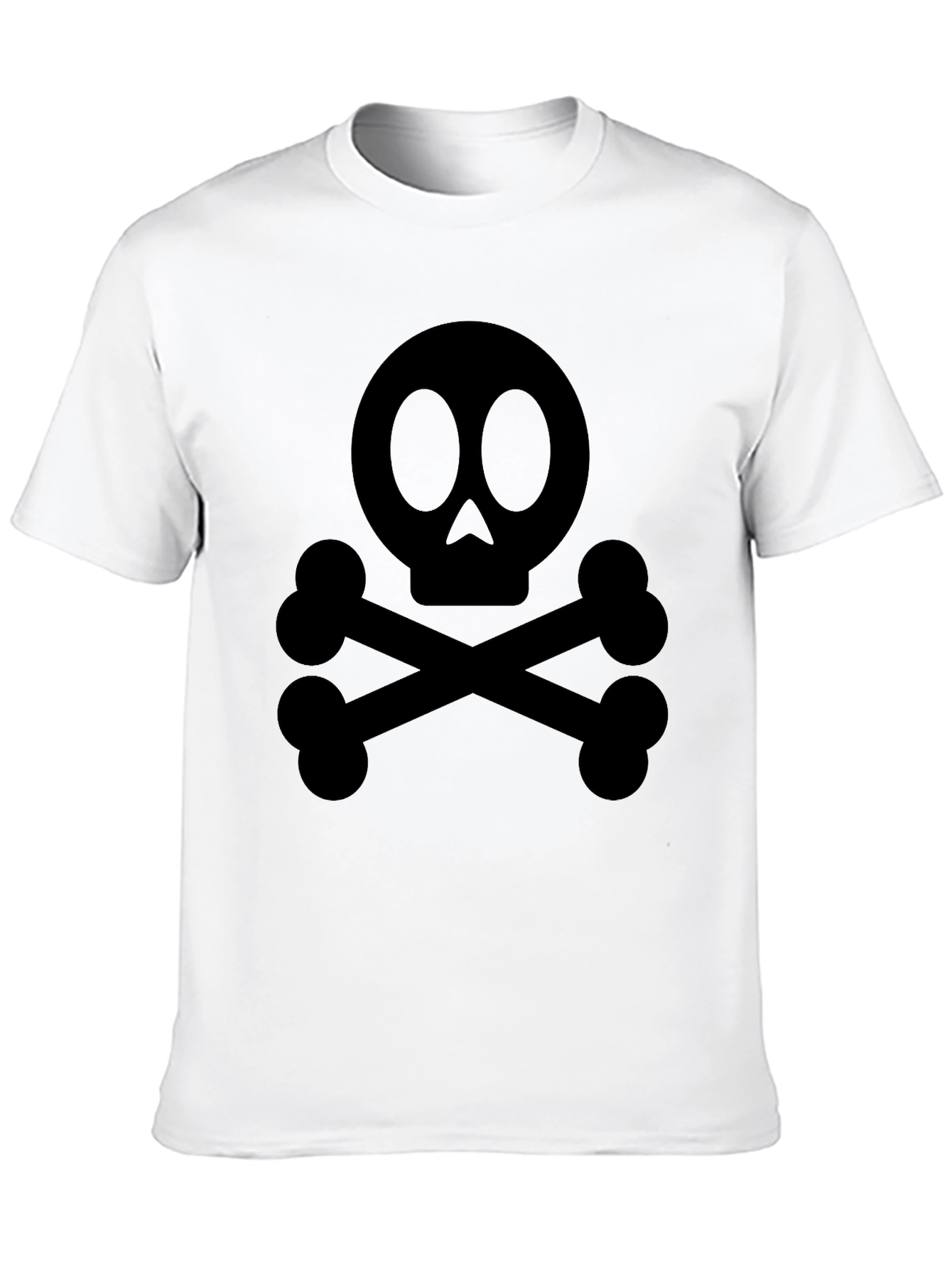 Skull & Crossbones Graphic Tee - Classic Black T-Shirt