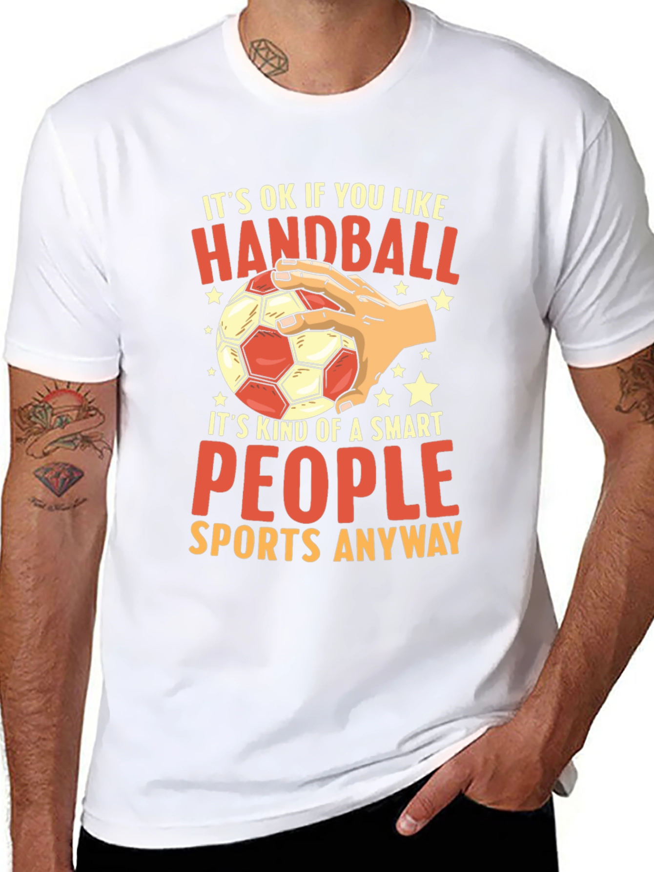 Handball Lover Smart People Sports T-Shirt