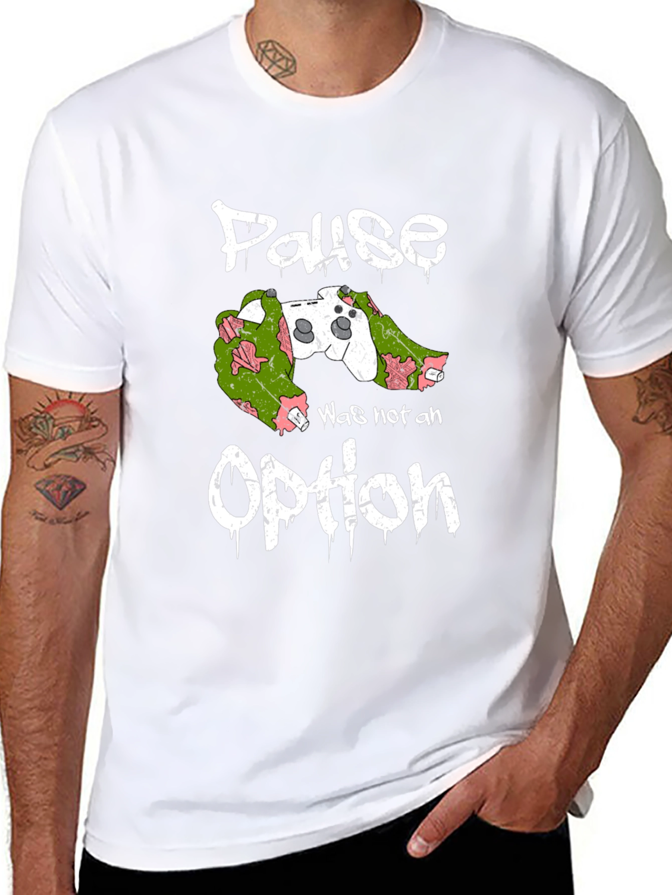 Pause Was Not an Option Gamer T-Shirt