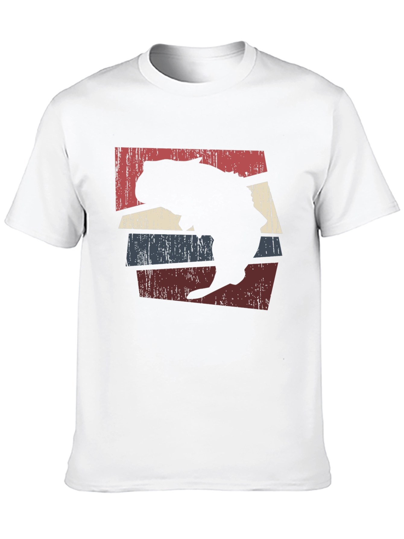 Retro Wombat Silhouette Graphic Tee