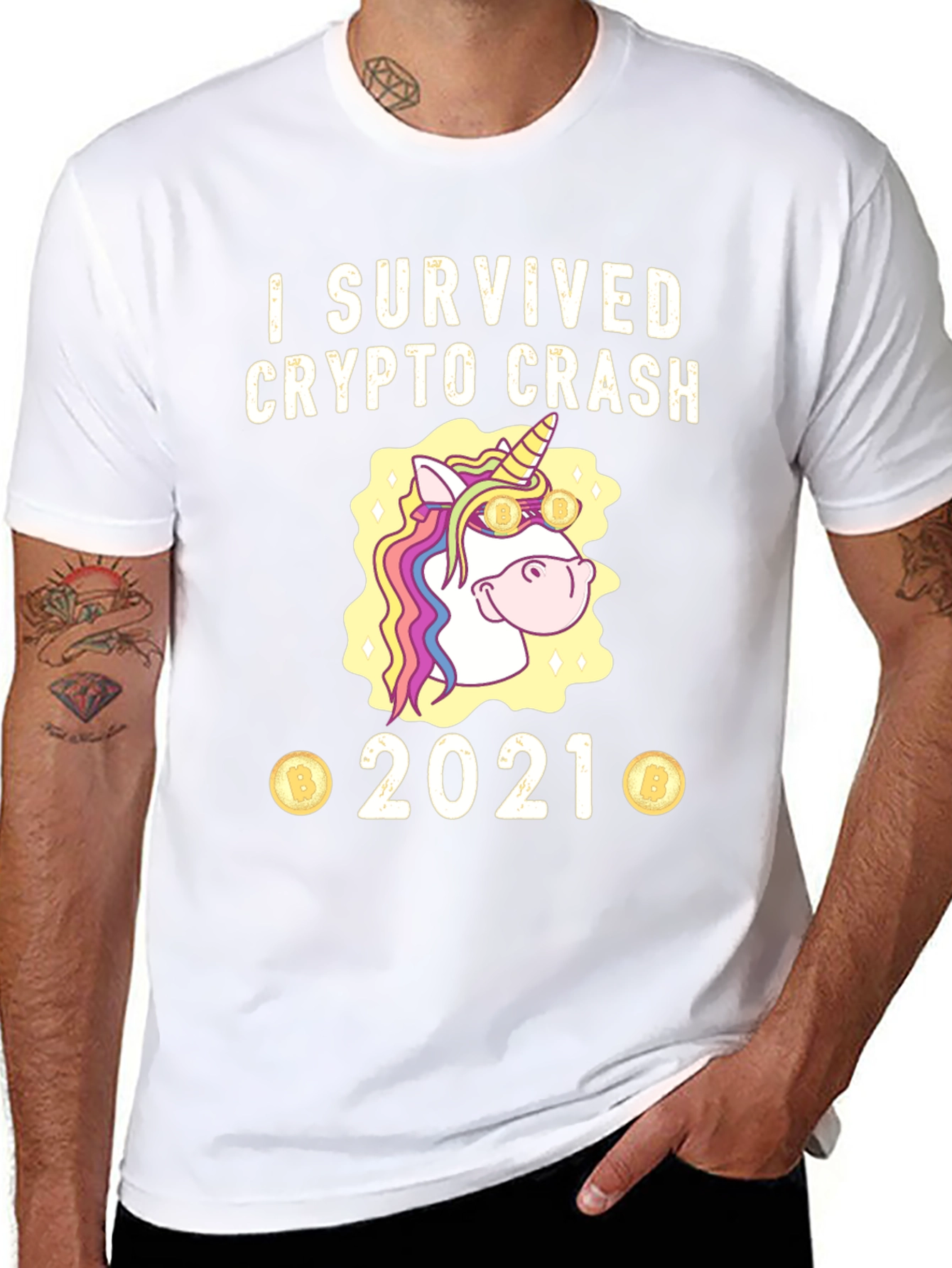 I Survived Crypto Crash 2021 T-Shirt