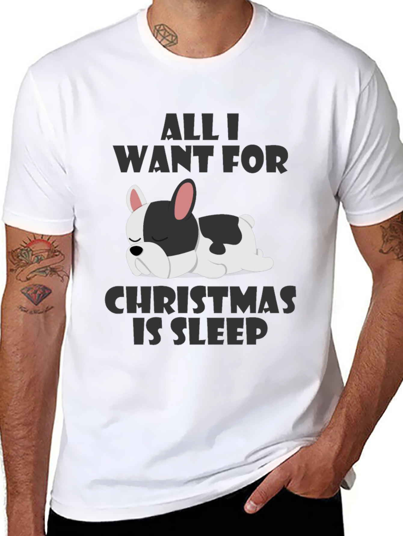 All I Want For Christmas Is Sleep T-Shirt