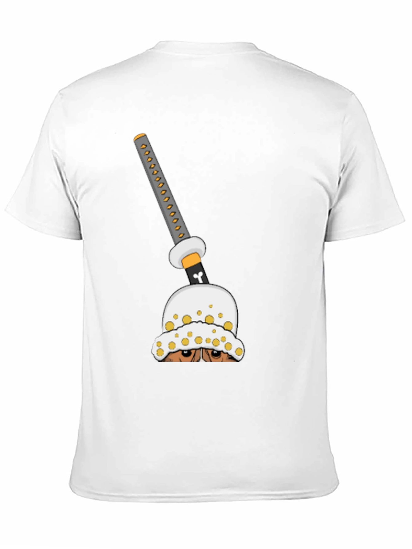 Anime Sword Graphic T-Shirt - Black