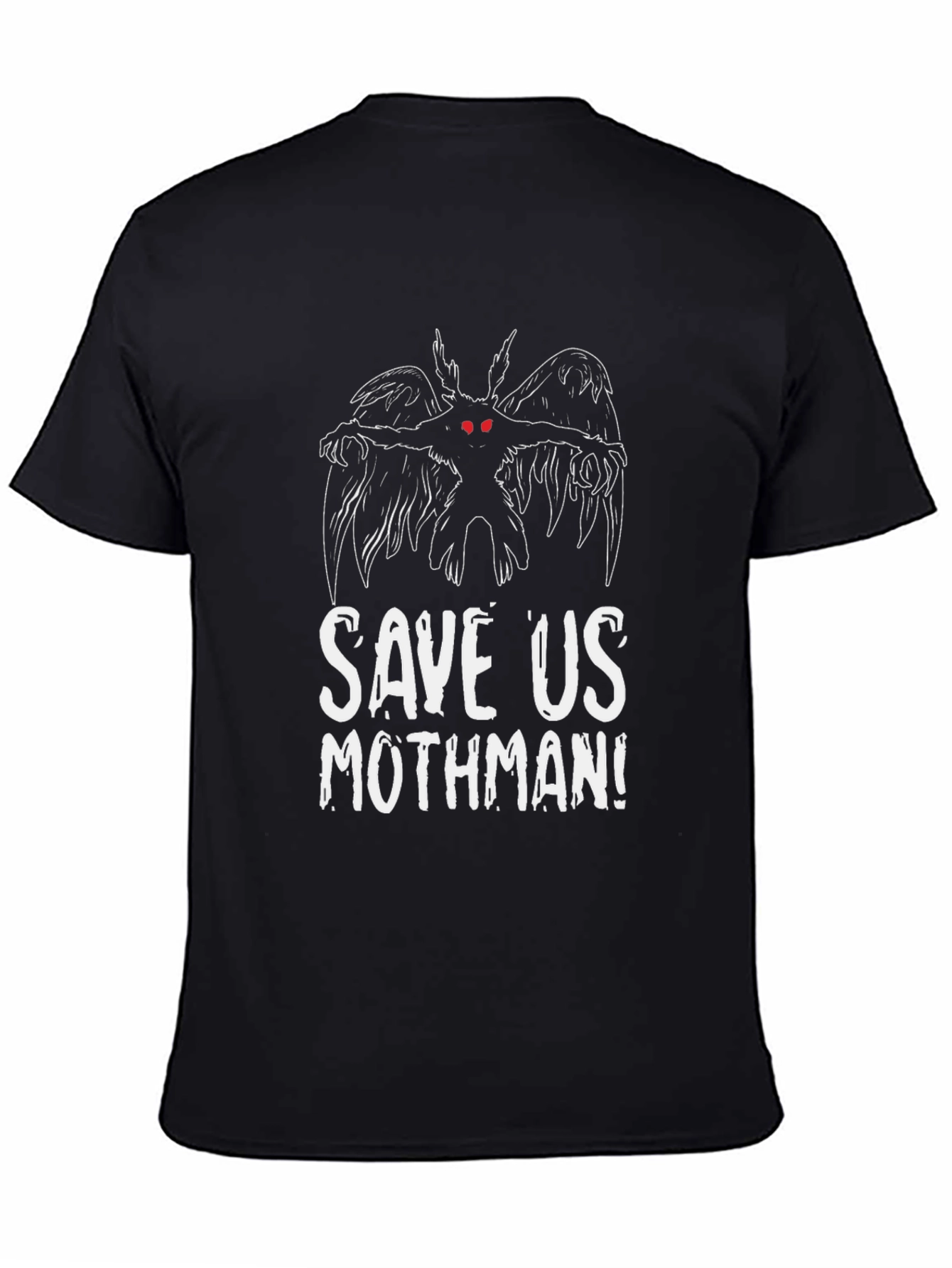 Save Us Mothman Graphic Tee - Black