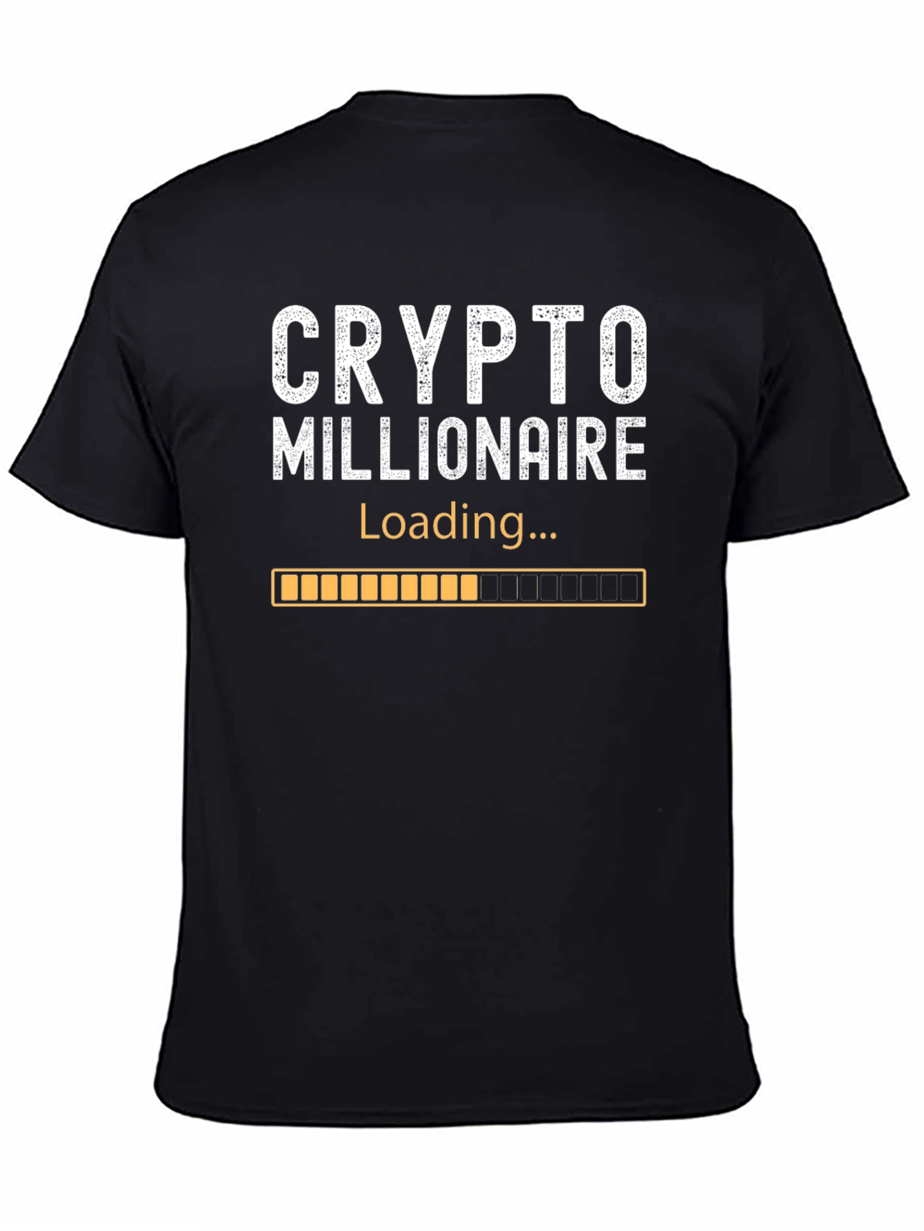 Crypto Millionaire Loading Black T-Shirt