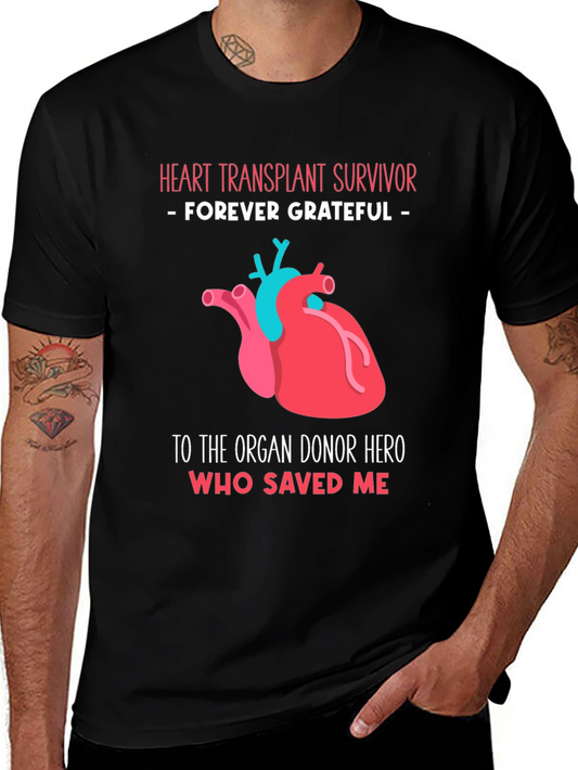 Heart Transplant Survivor Graphic T-Shirt