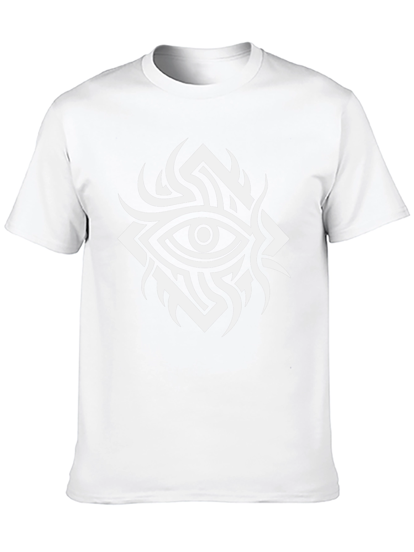 Mystic Eye Graphic Tee - Black Cotton T-Shirt