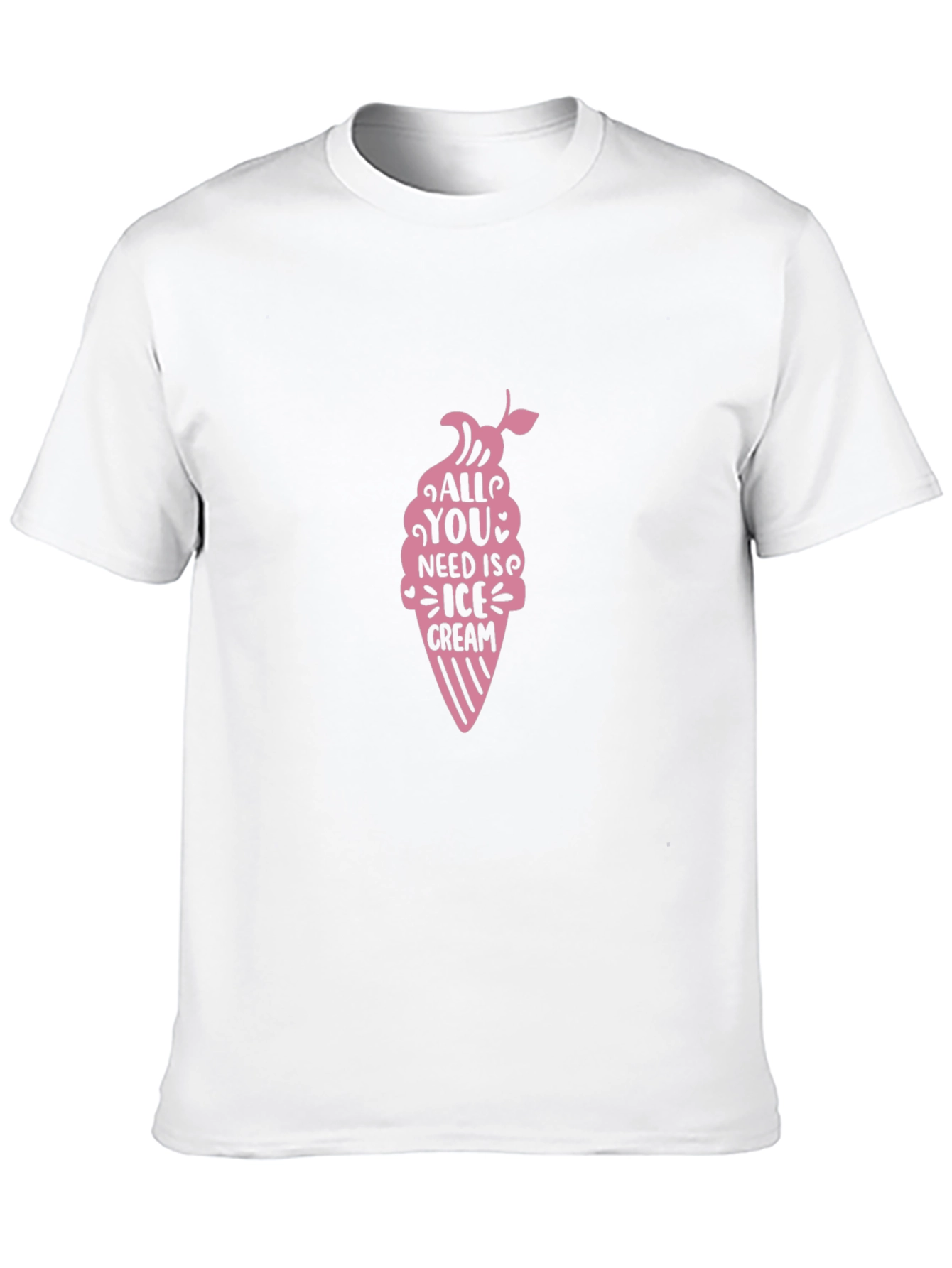 All You Need Is Ice Cream Black Tee