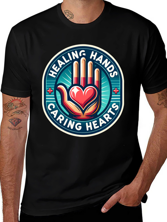 Healing Hands Caring Hearts T-Shirt