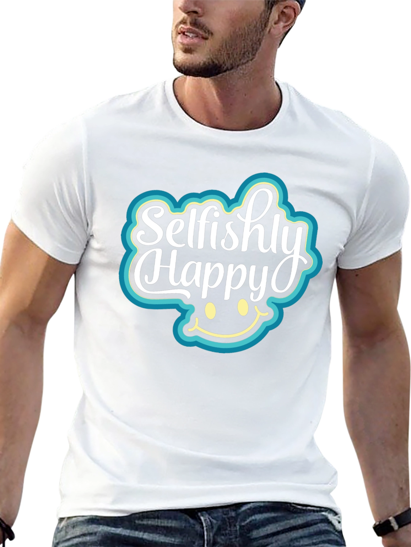 Selfishly Happy Graphic T-Shirt