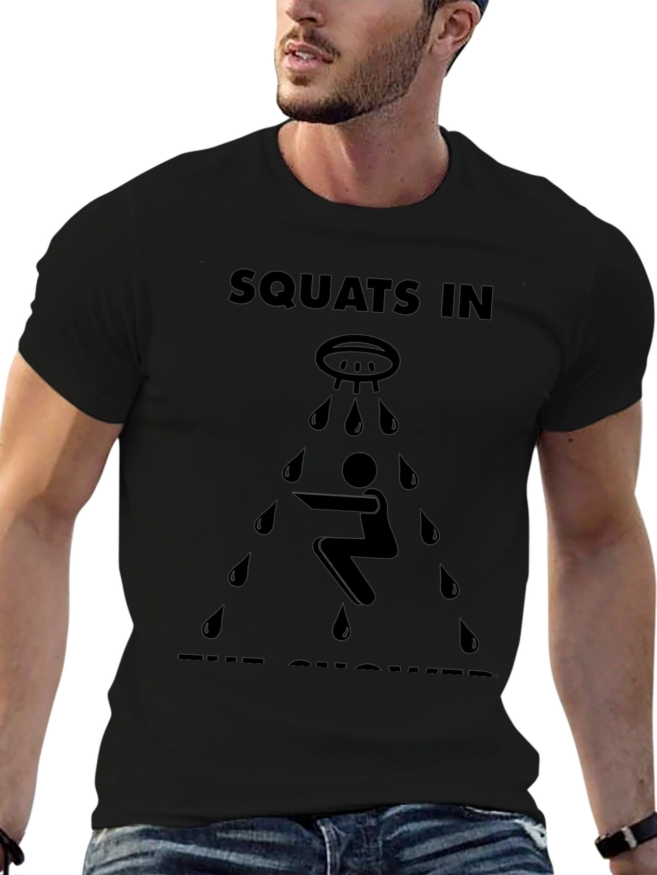 Squats in the Shower Graphic Tee