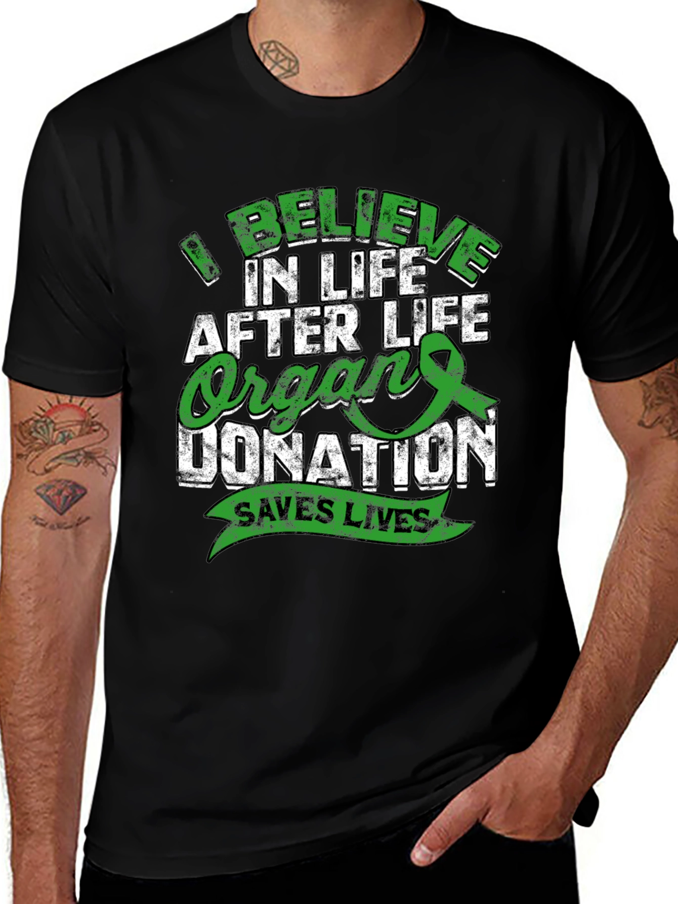 Organ Donation Saves Lives Graphic T-Shirt