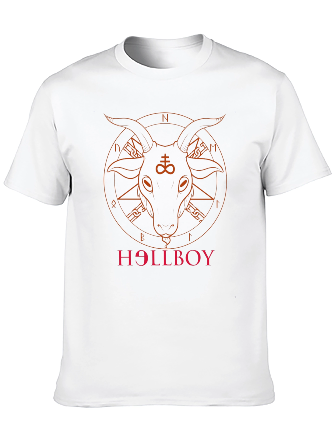 Hellboy Graphic Tee - Goat Sigil T-Shirt