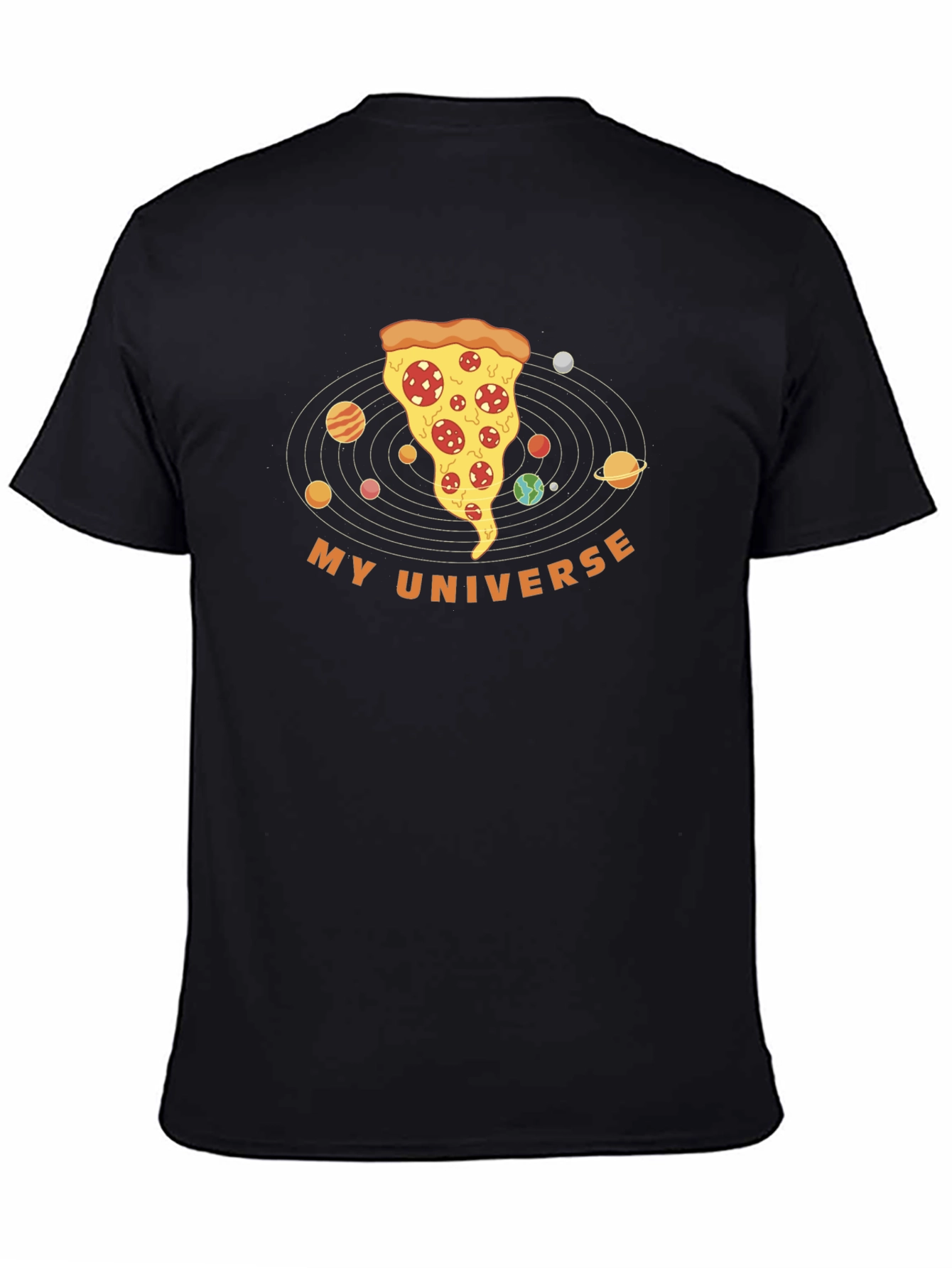 Pizza Universe Graphic T-Shirt