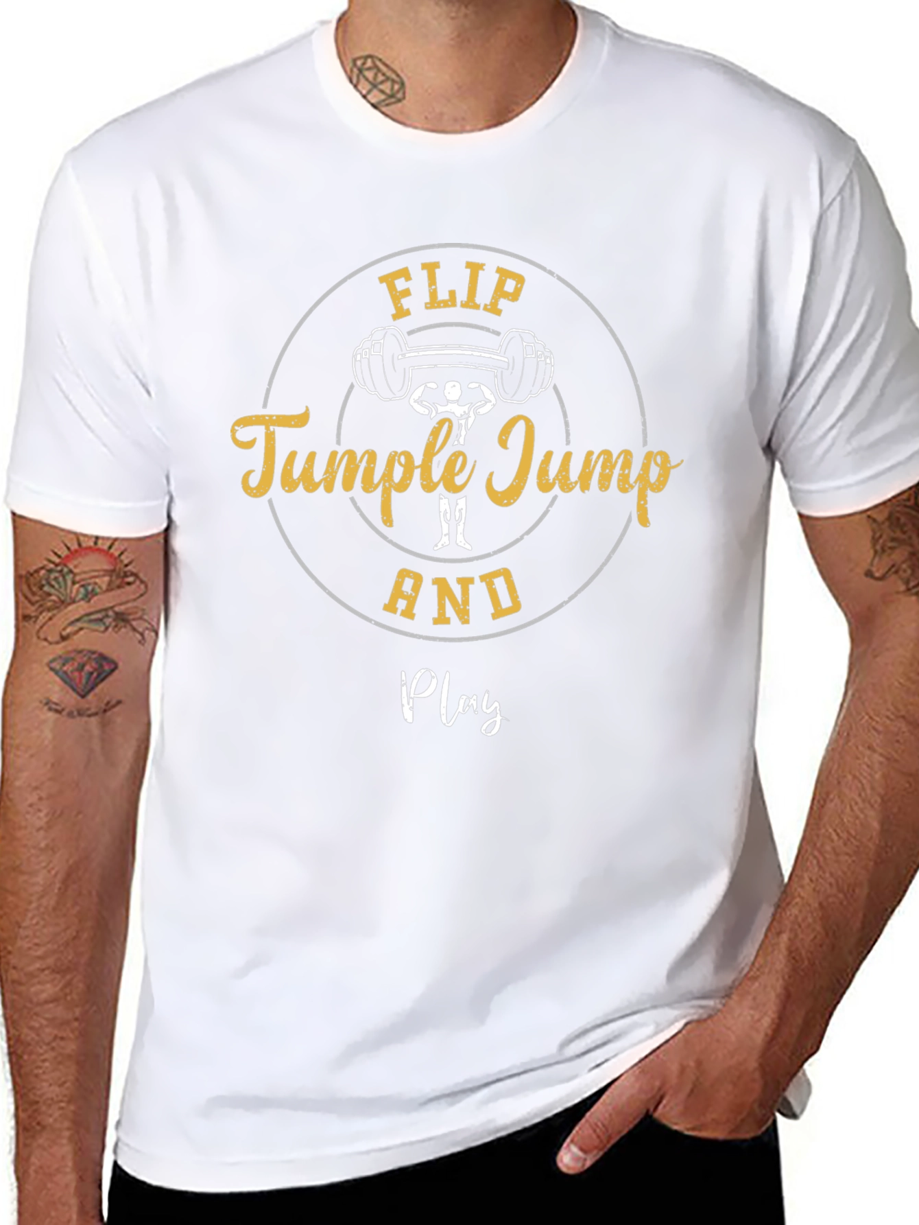 Flip Tumble Jump and Play Graphic Tee