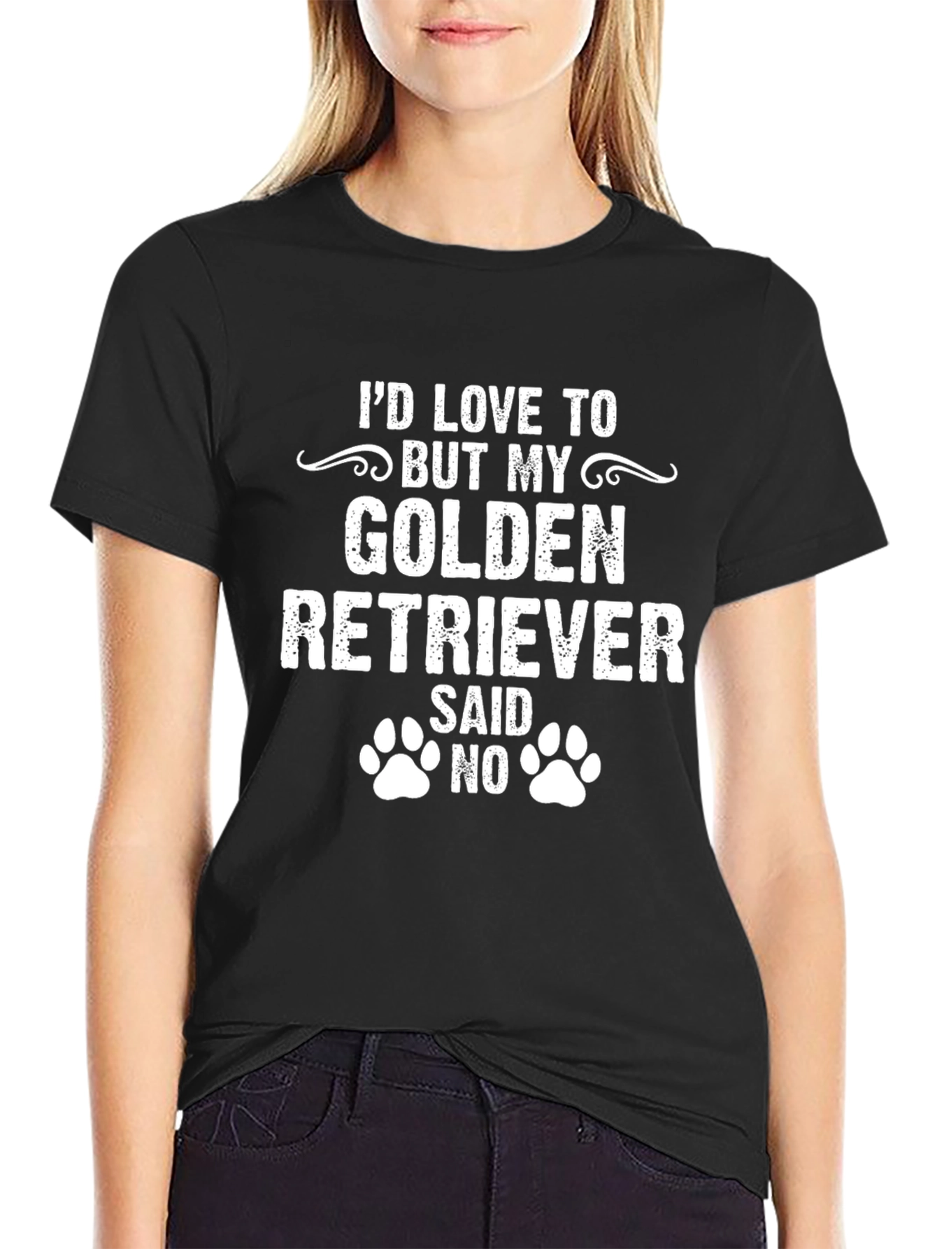 Golden Retriever T-Shirt: My Dog Said No