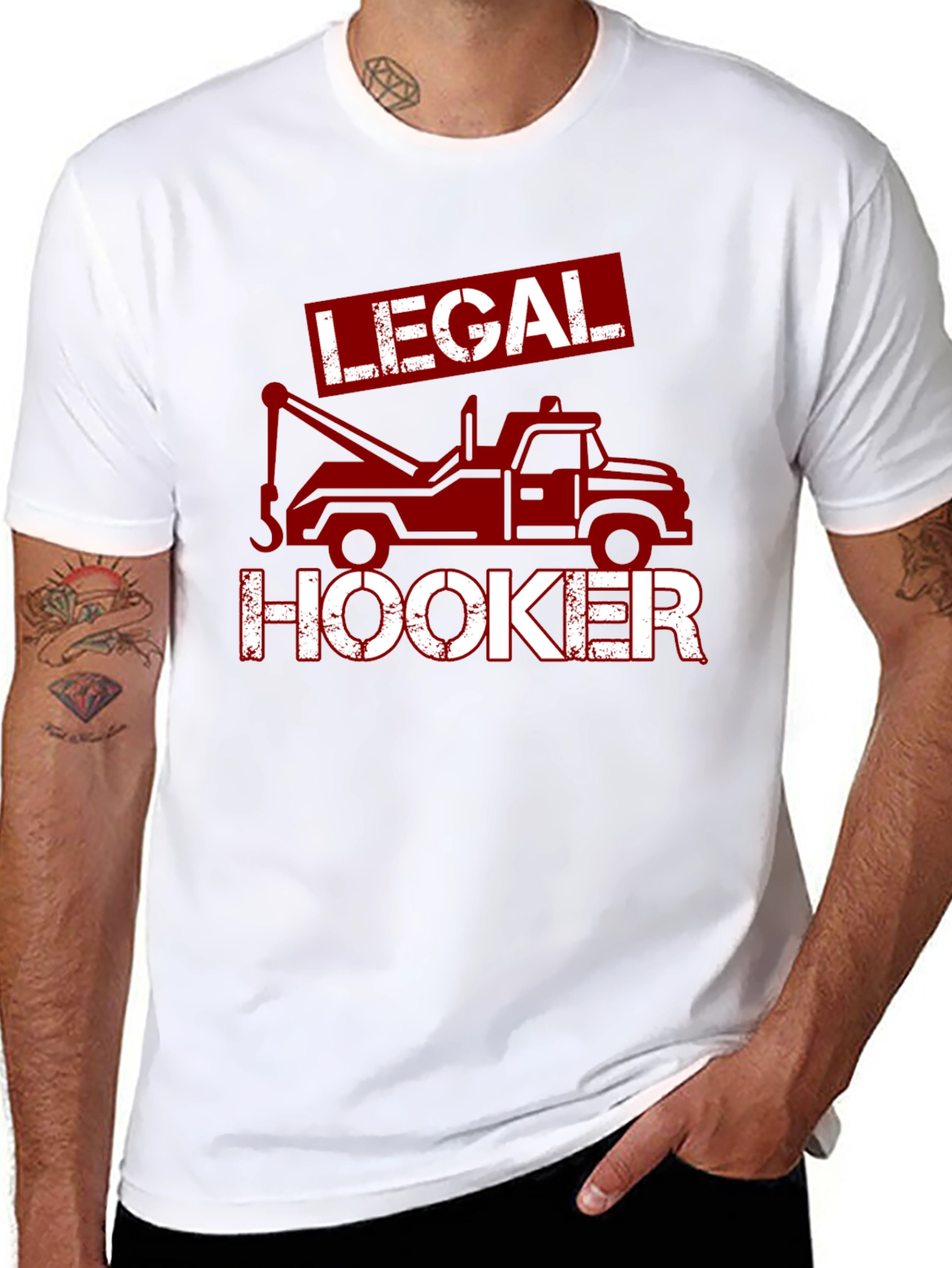 Legal Hooker Tow Truck T-Shirt