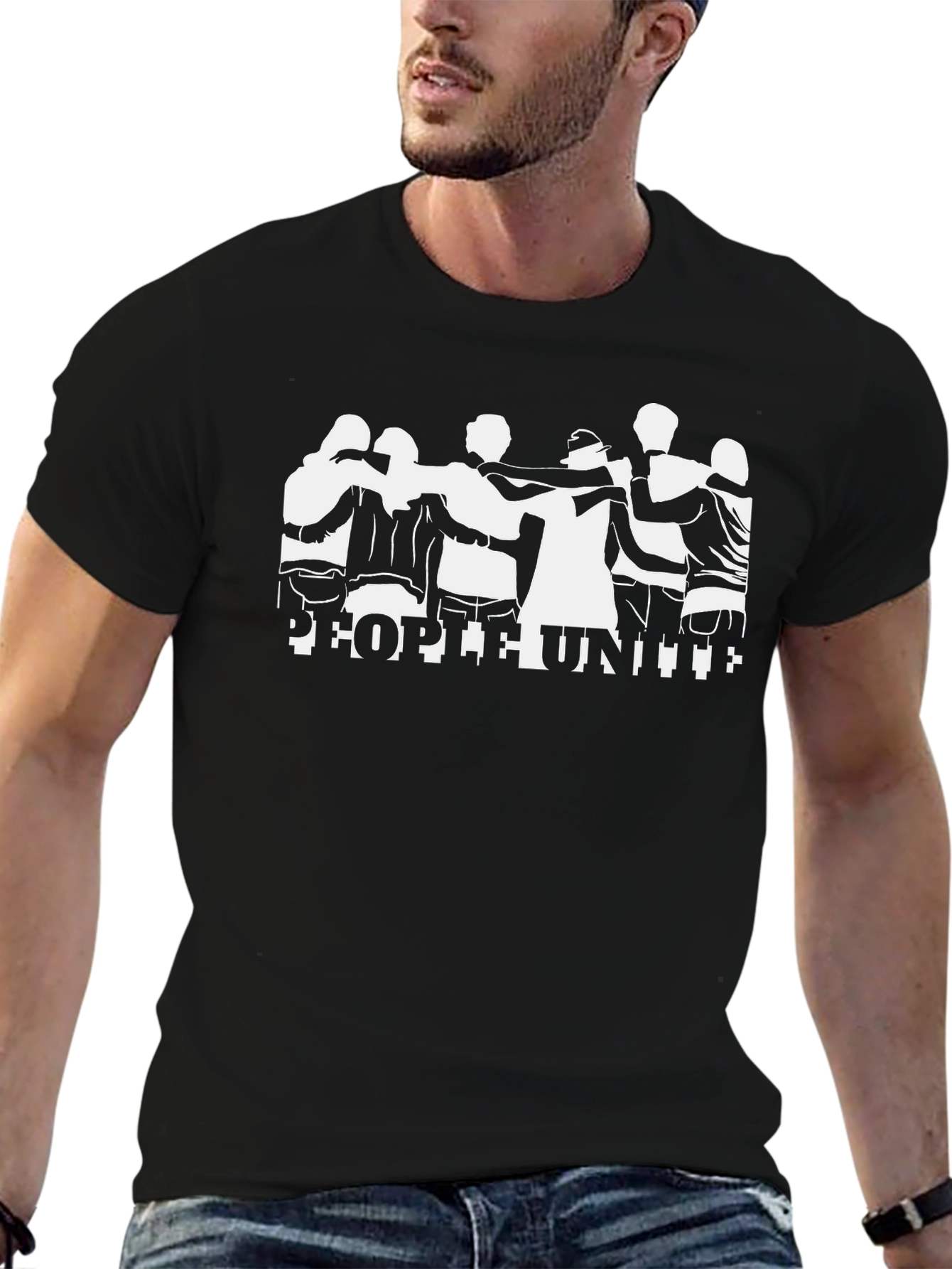 People United Graphic Tee - Black