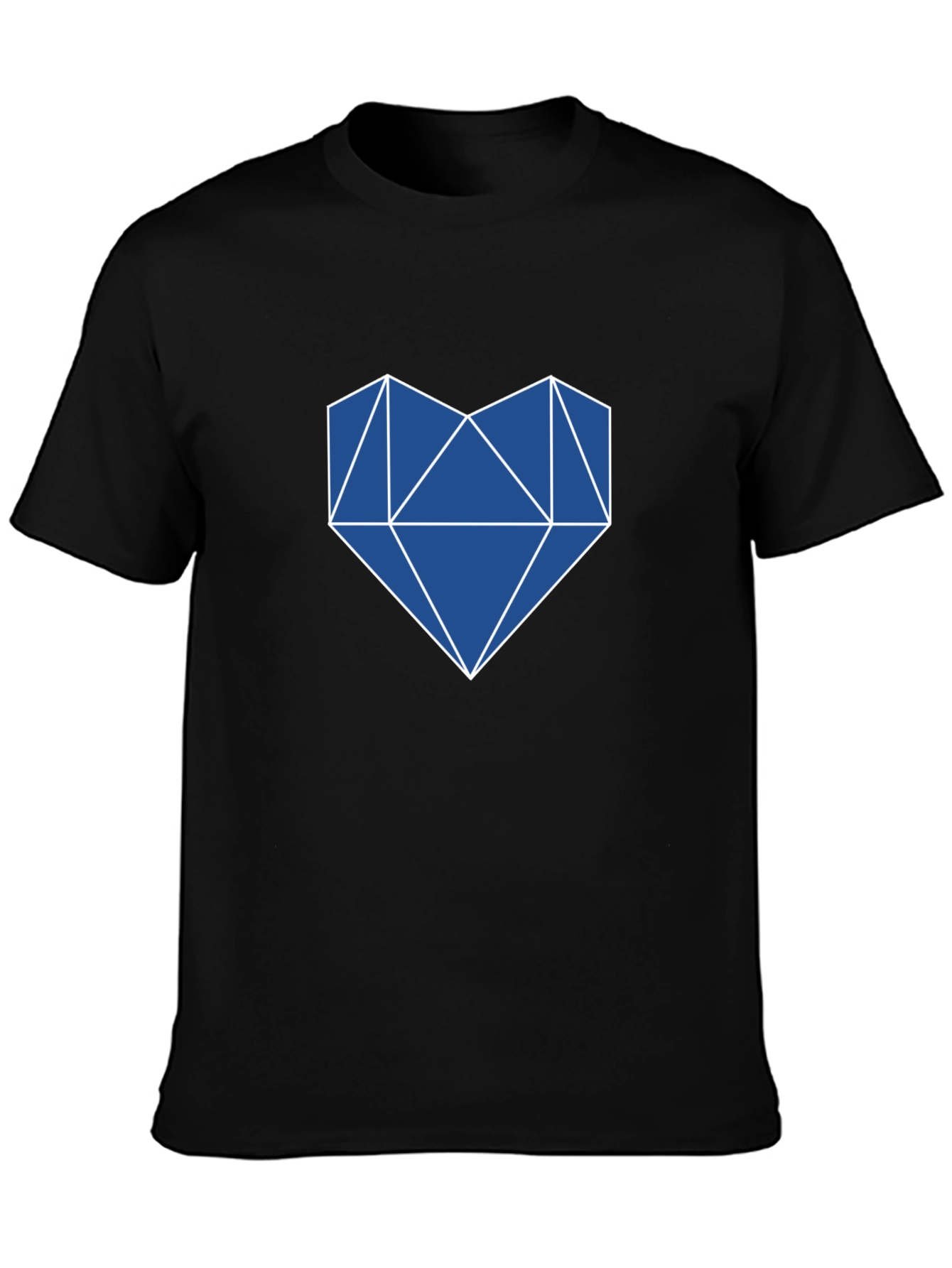 Geometric Heart T-Shirt - Modern & Stylish