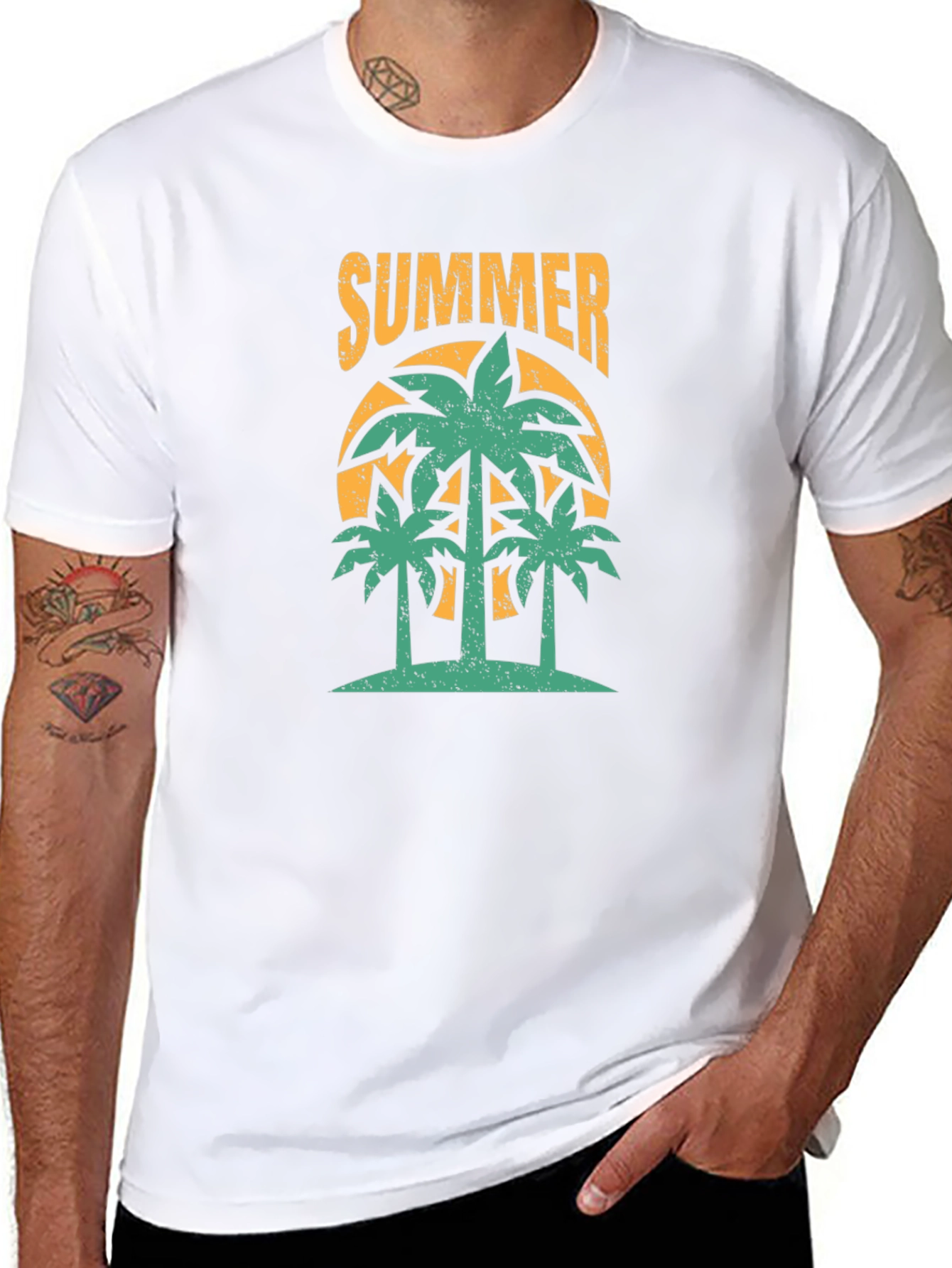 Summer Palm Tree Graphic Tee