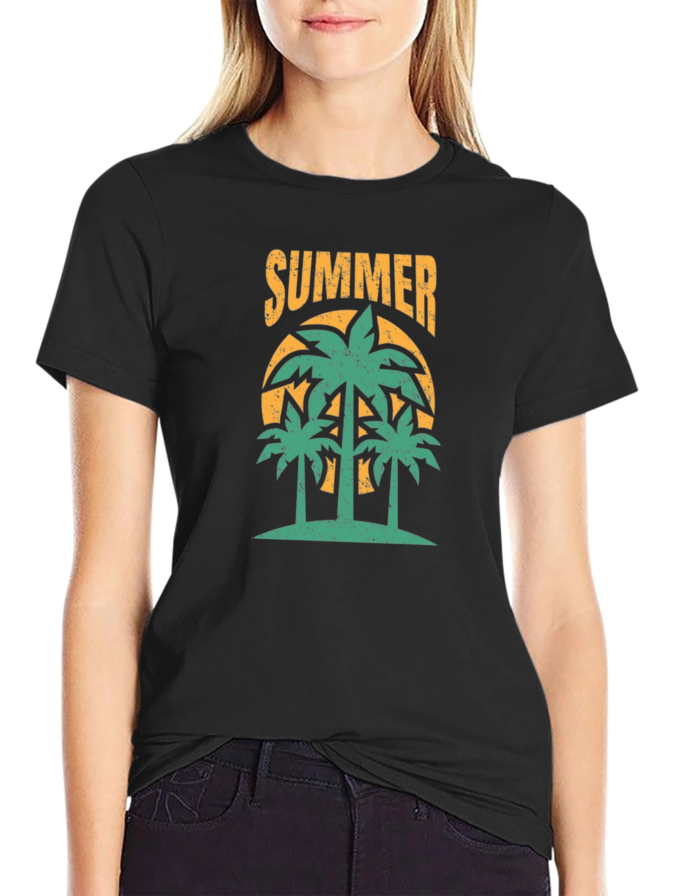 Summer Palm Tree Graphic Tee