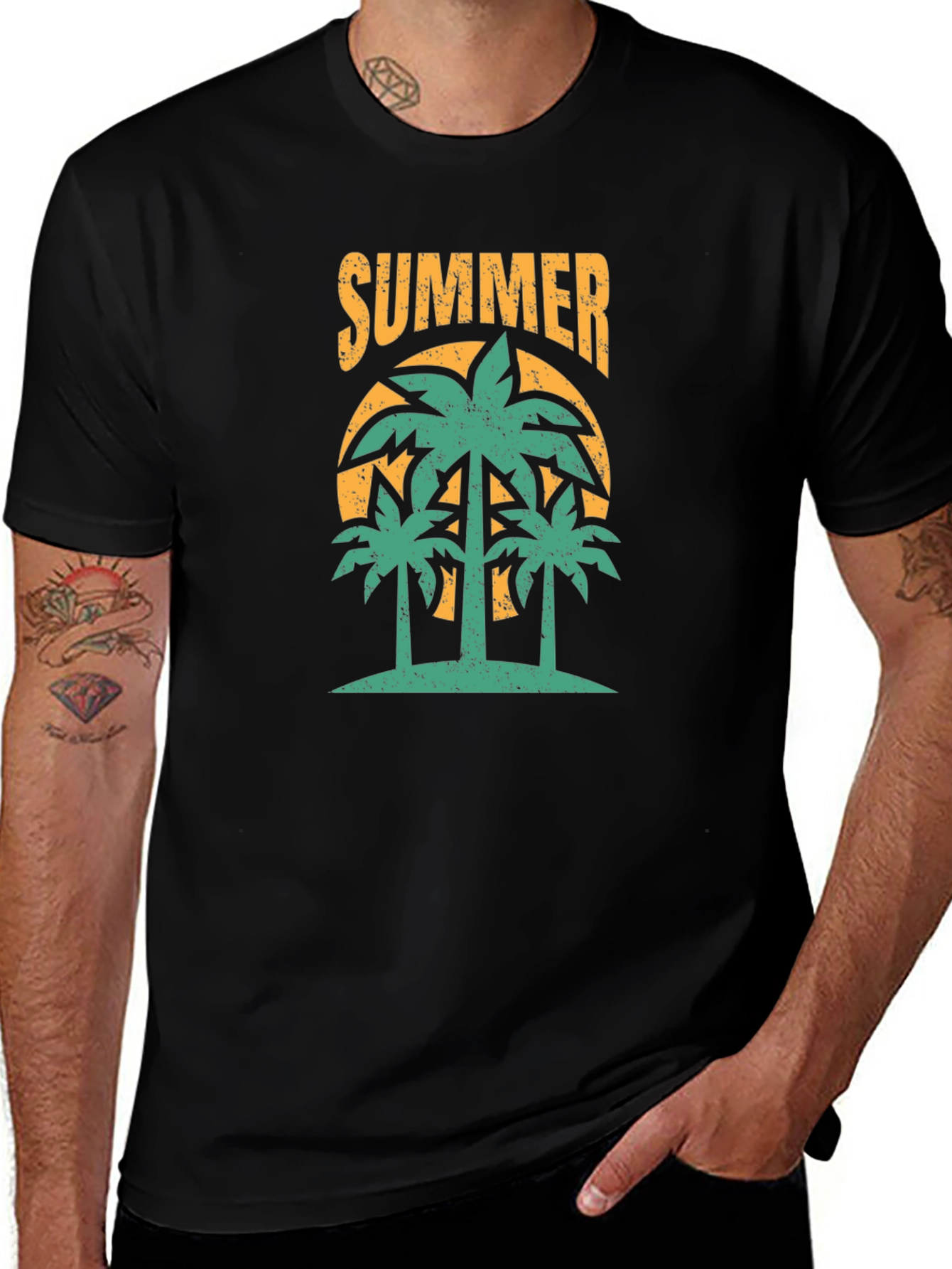Summer Palm Tree Graphic Tee