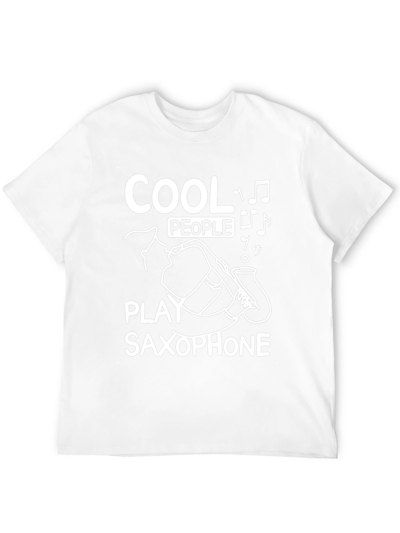 Cool People Play Saxophone Graphic T-Shirt