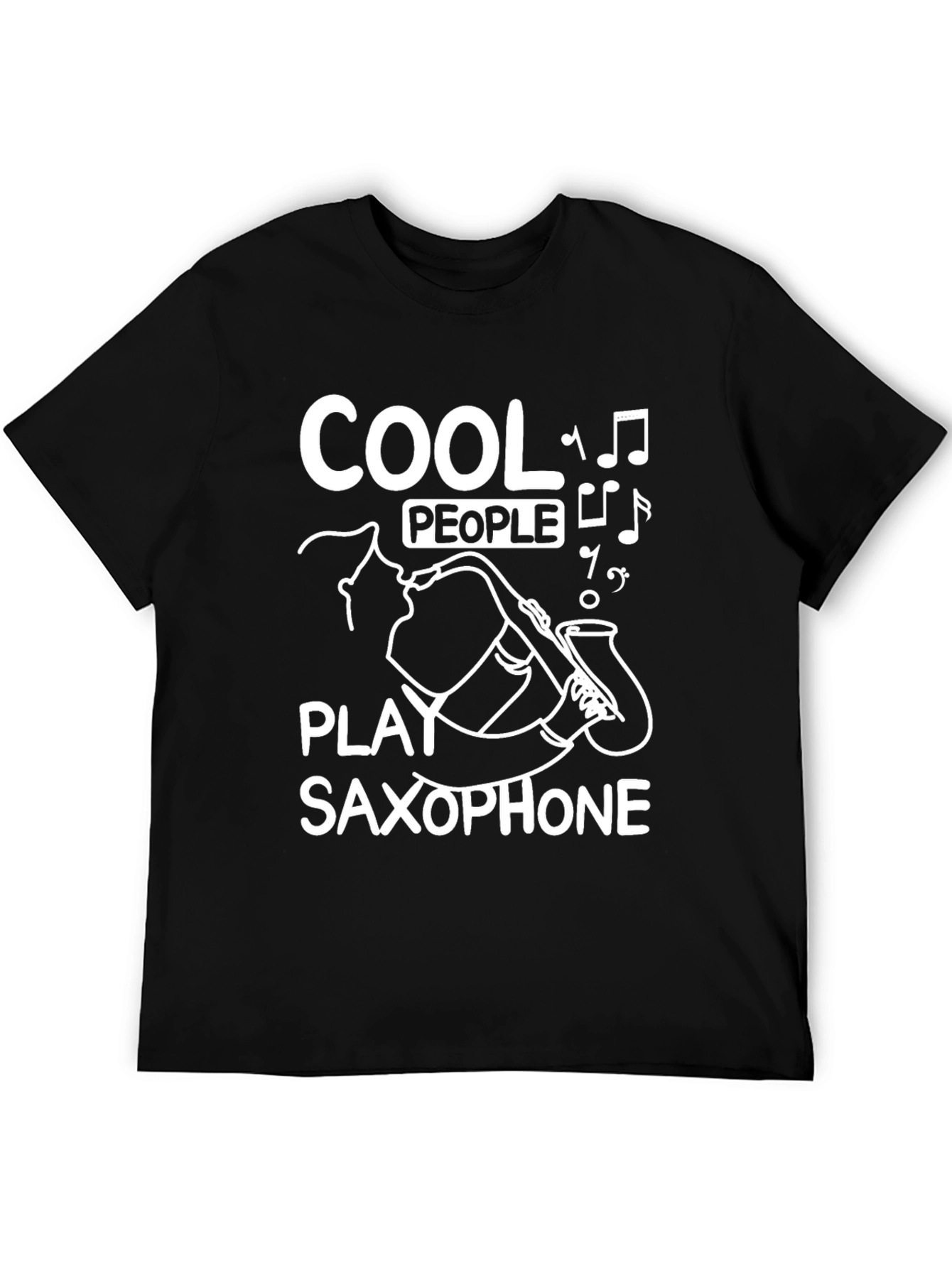 Cool People Play Saxophone Graphic T-Shirt