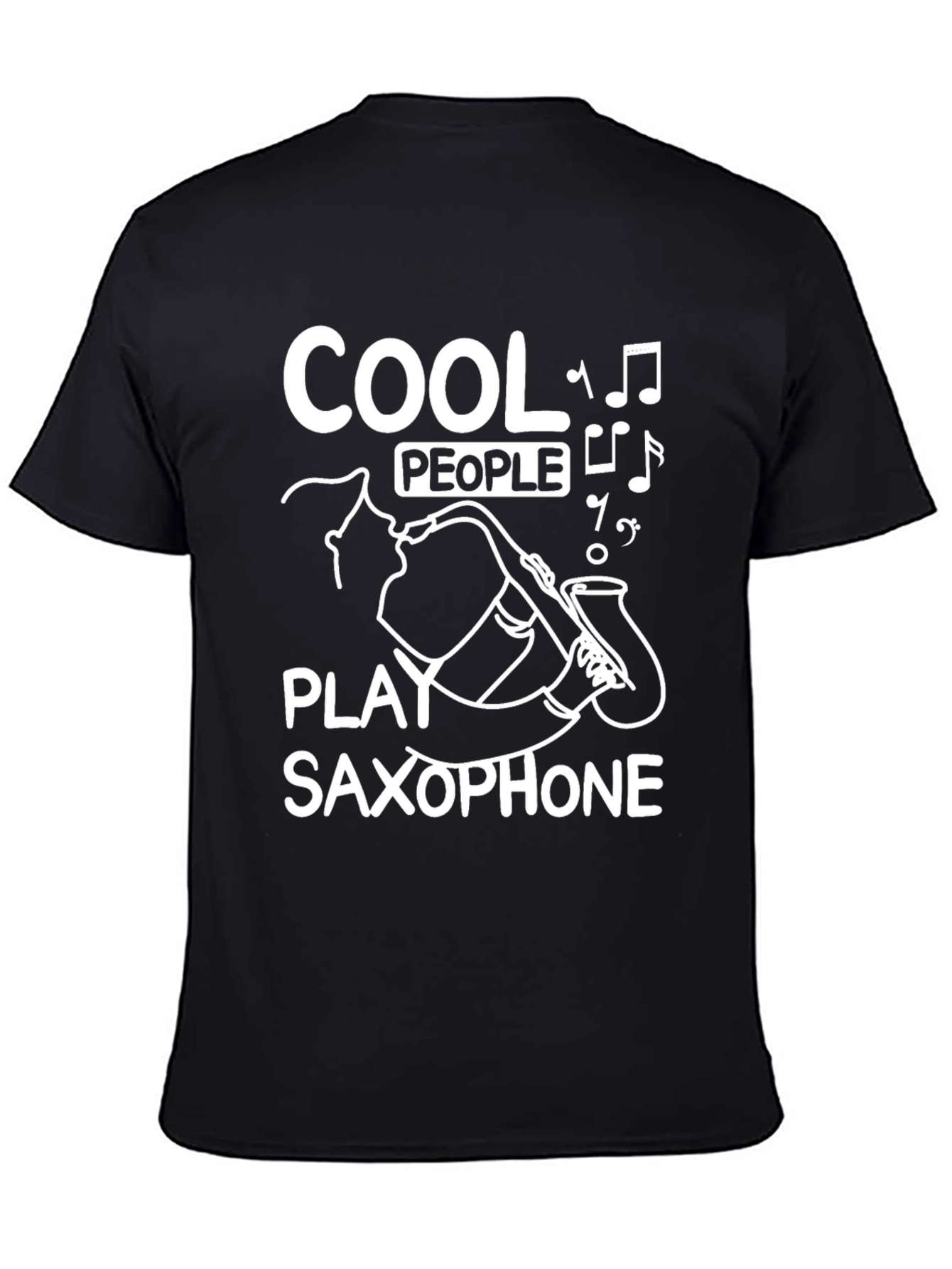 Cool People Play Saxophone Graphic T-Shirt