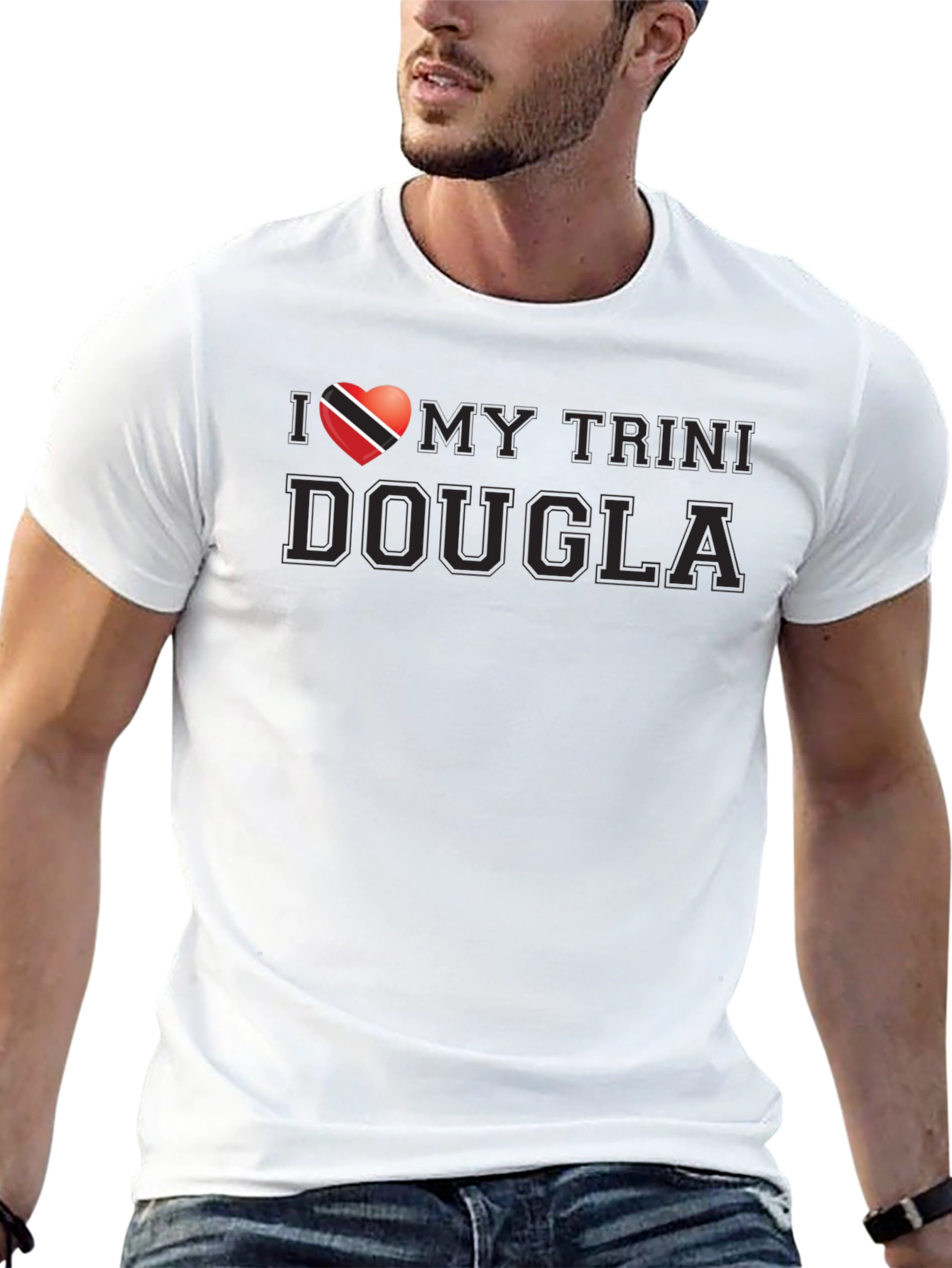 I Love My Trini Doula Black T-Shirt