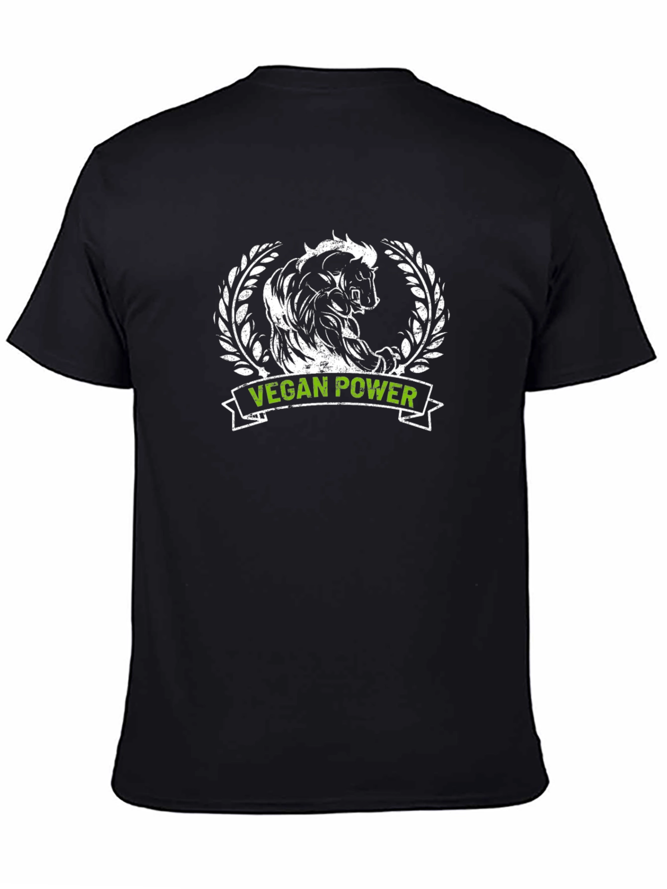 Vegan Power Bull T-Shirt - Animal Rights Activist Tee