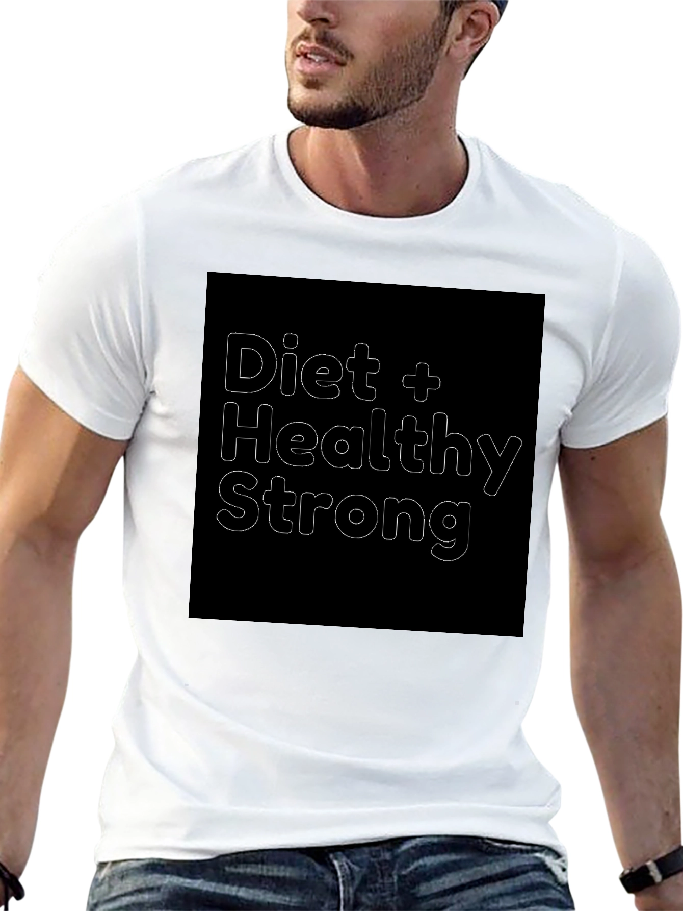 Diet Healthy Strong T-Shirt