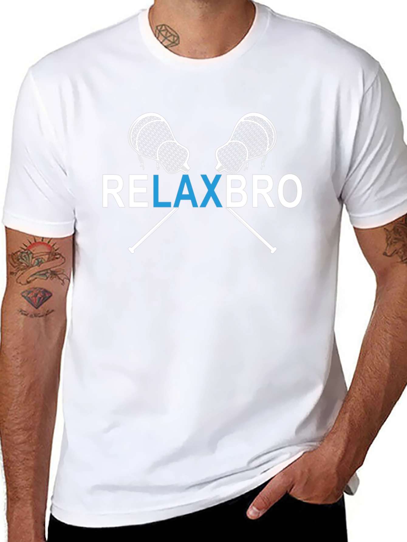 Relax Bro Lacrosse T-Shirt