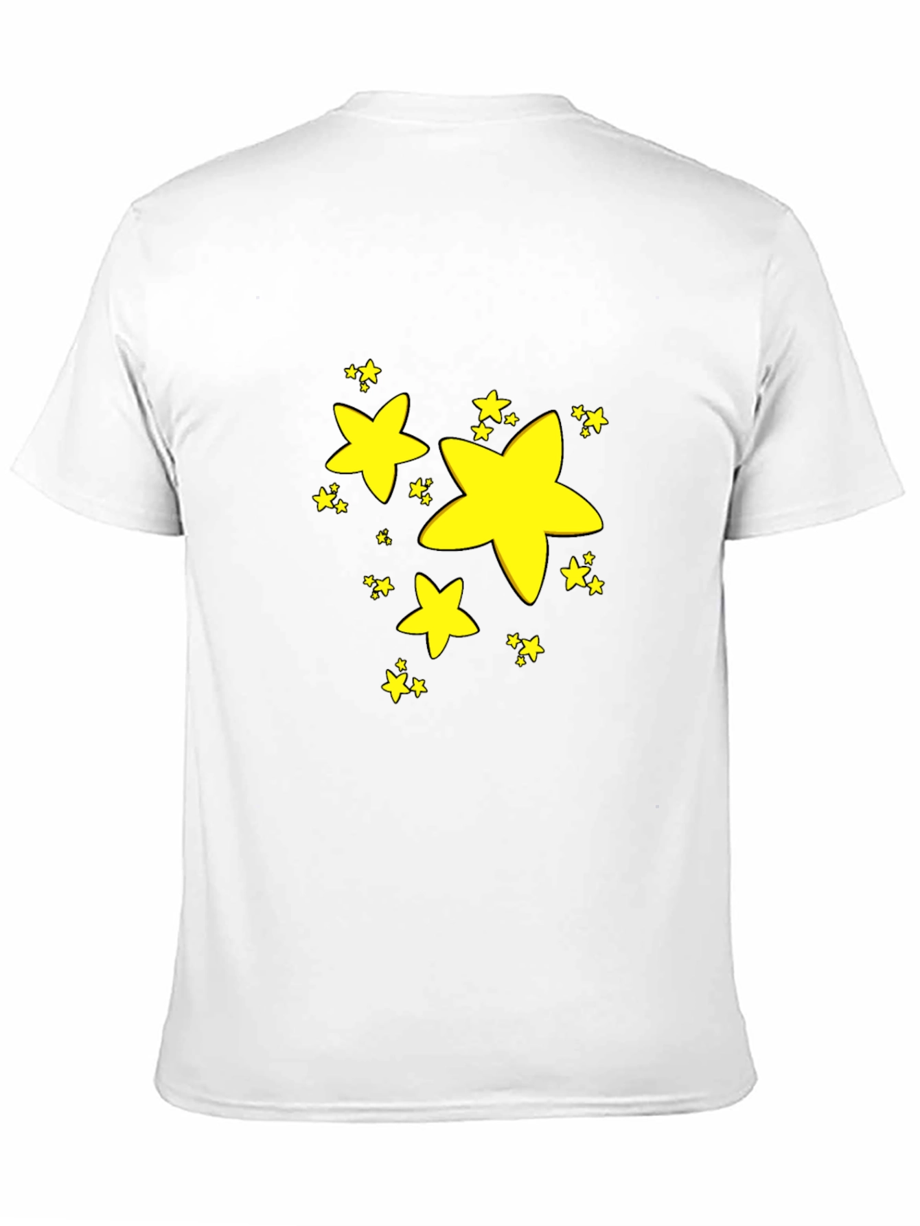 Stars Graphic Black T-Shirt