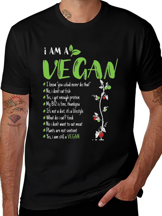 I am a Vegan T-Shirt - Plant-Based Lifestyle Tee