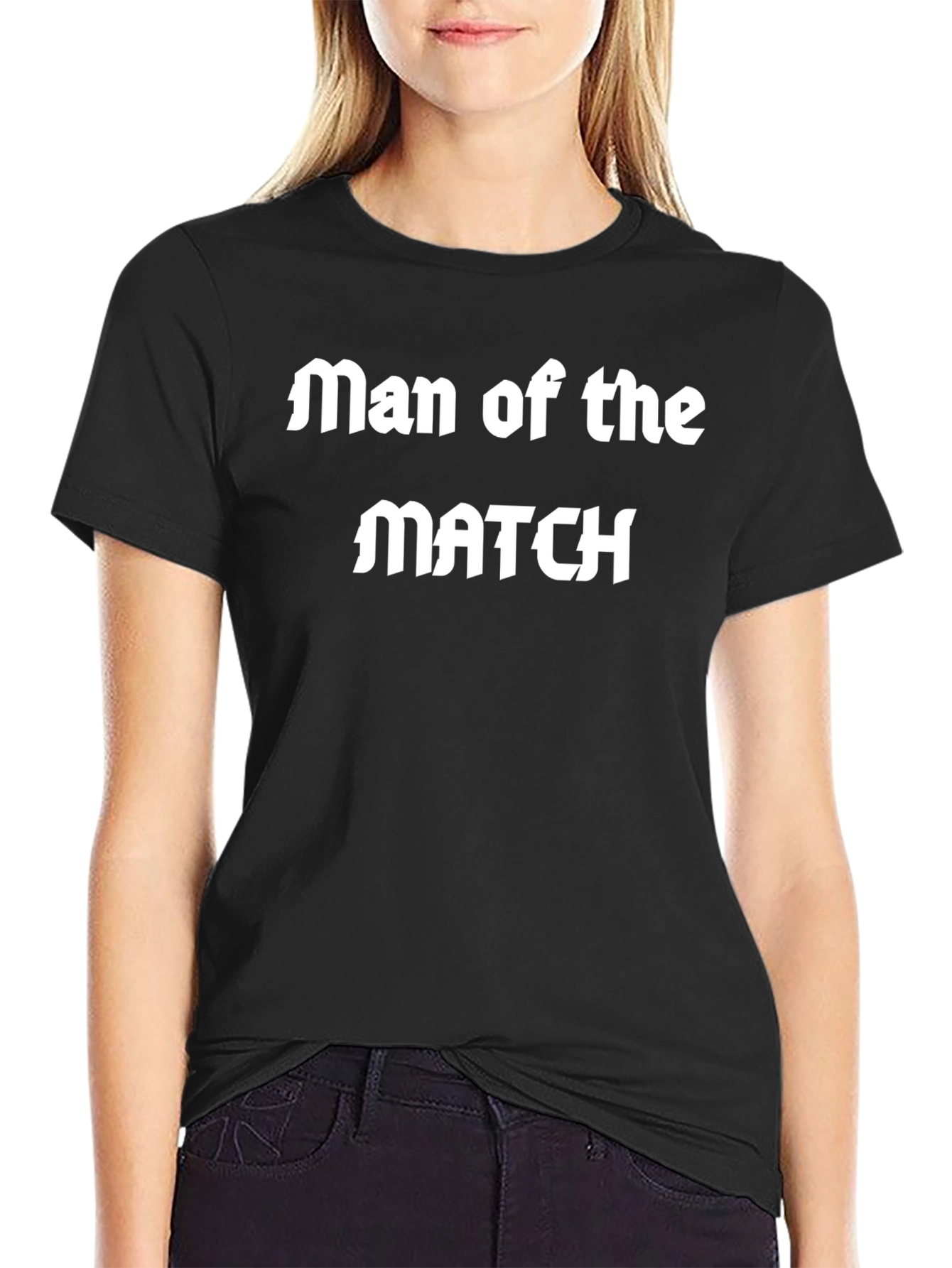 Man of the Match Graphic Tee - Black